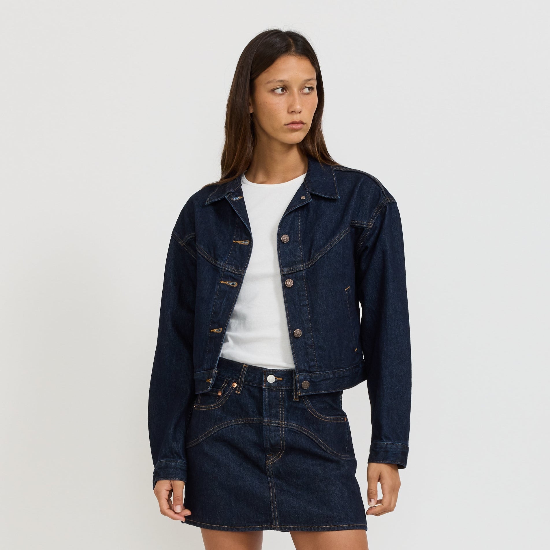 Levis | Shrunken 90's Trucker Western Dream Nice Dreams | Maplestore