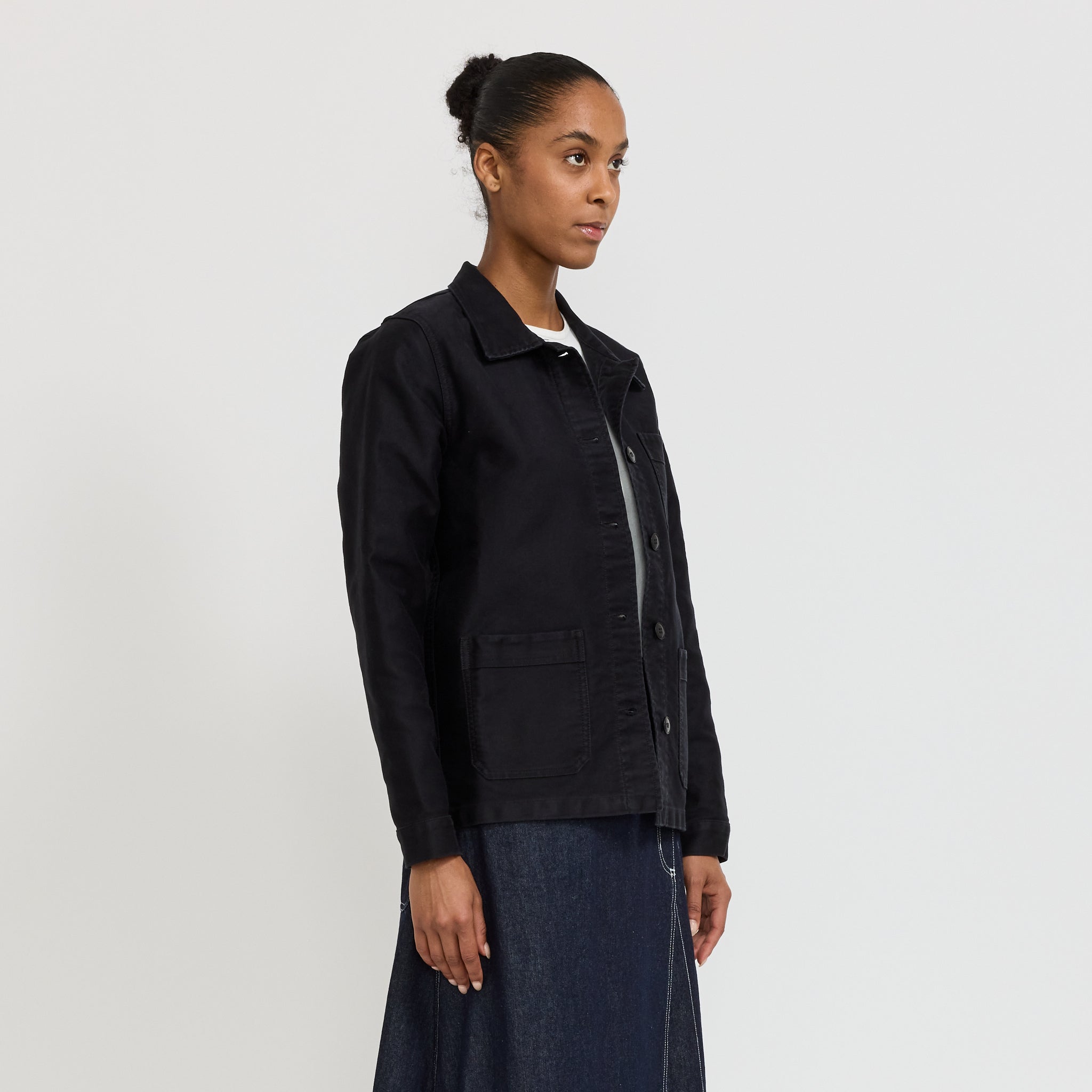 Le Mont Saint Michel | W's Genuine Work Jacket Black | Maplestore