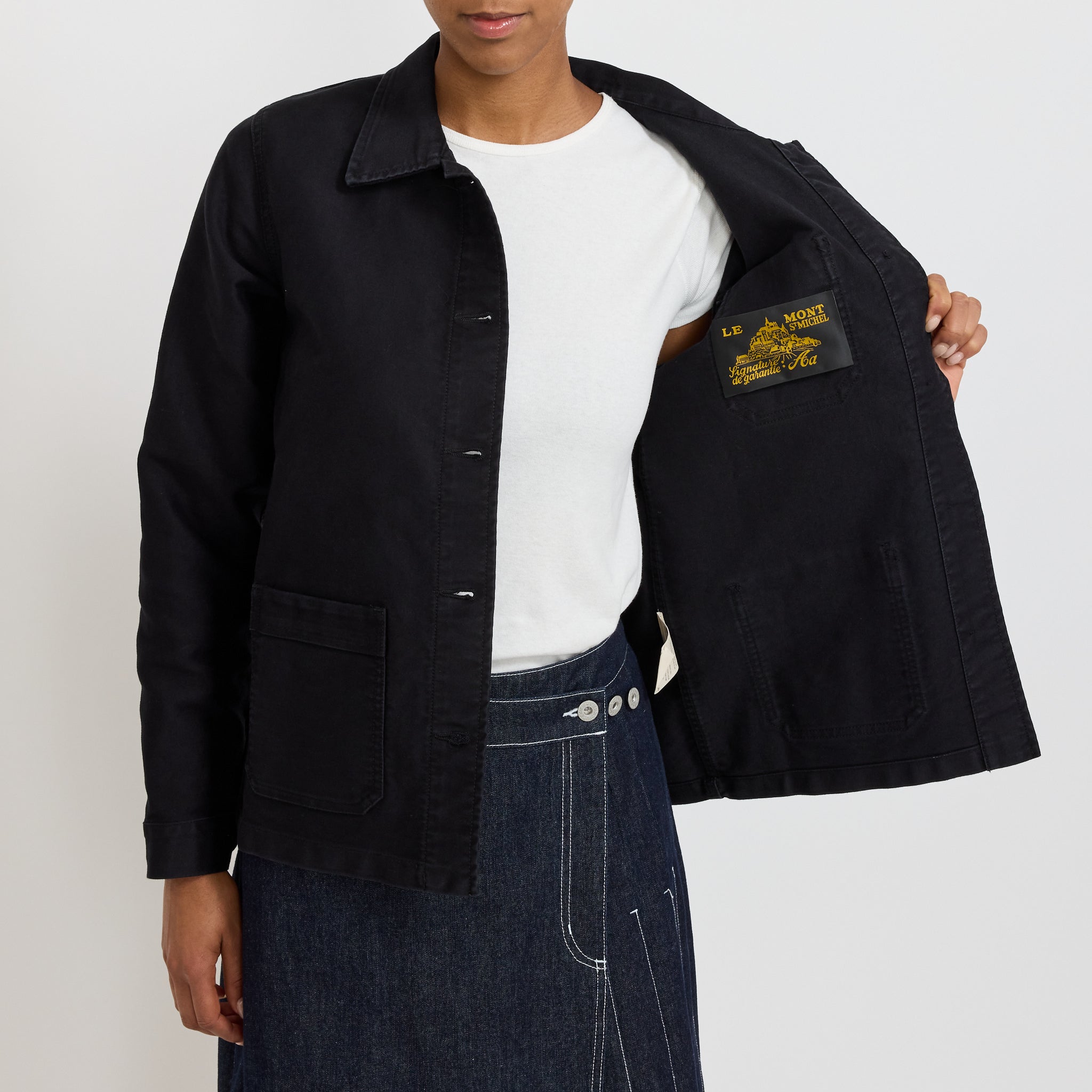 Le Mont Saint Michel | W's Genuine Work Jacket Black | Maplestore