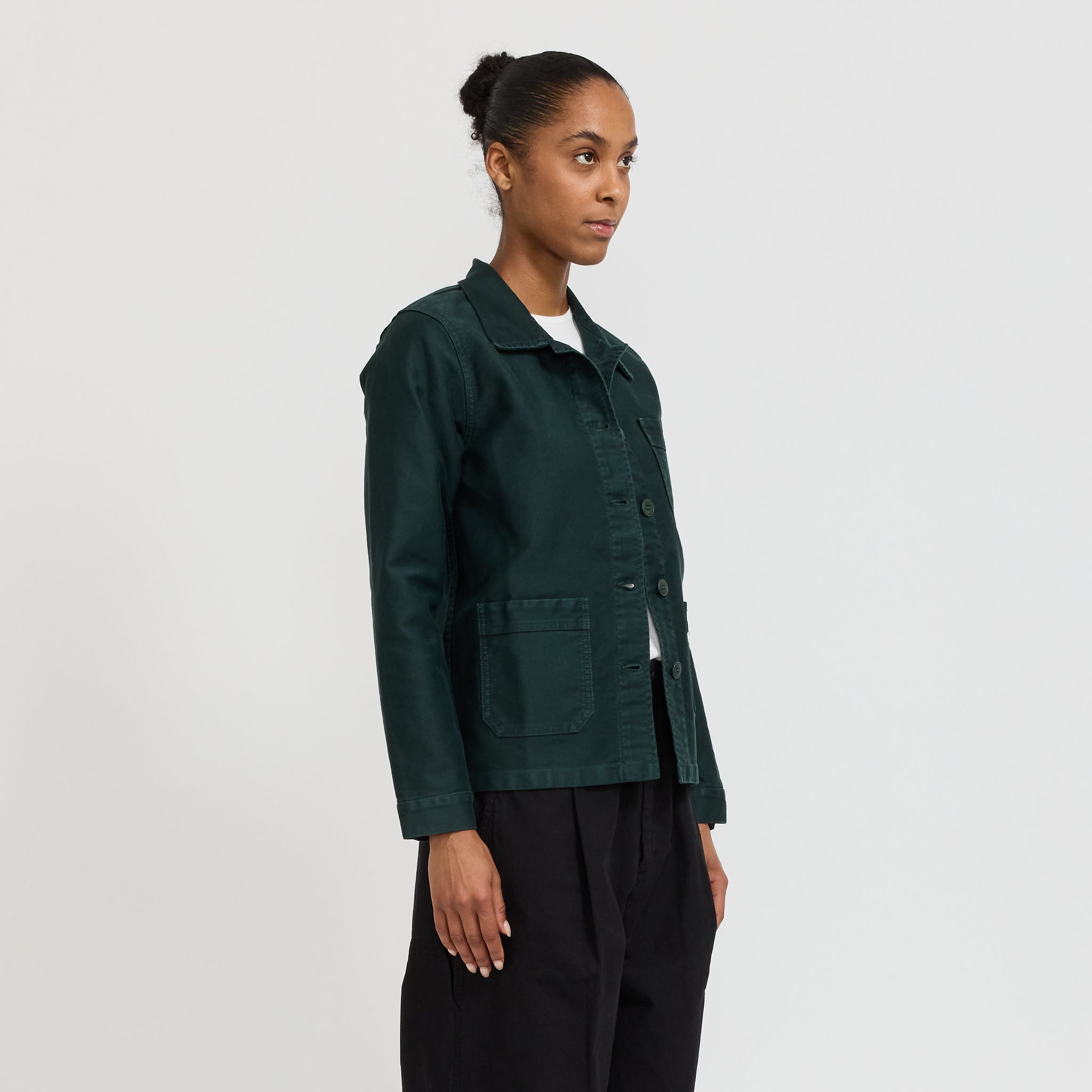 Le Mont Saint Michel | W's Genuine Work Jacket Forest | Maplestore