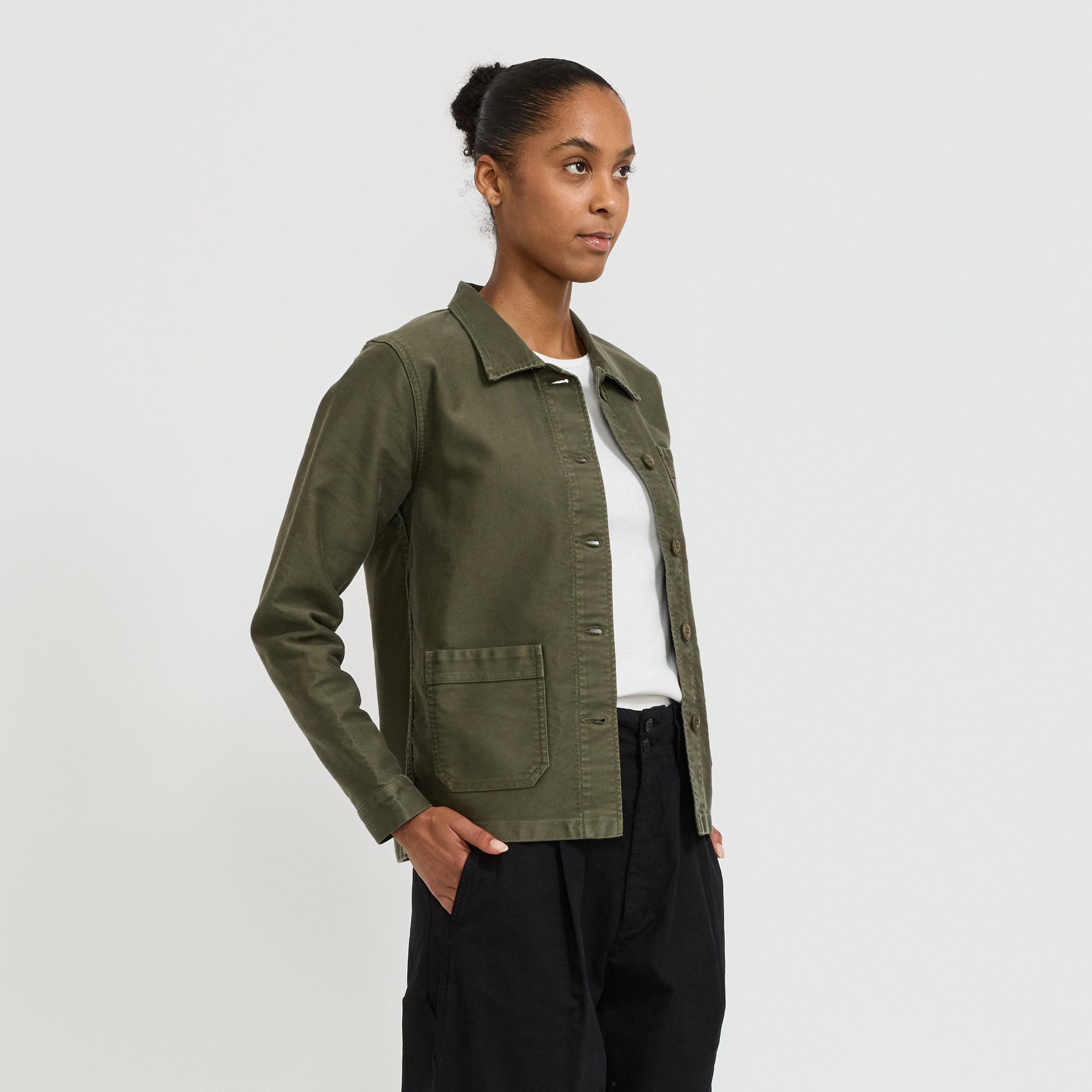 W's Genuine Work Jacket Kaki