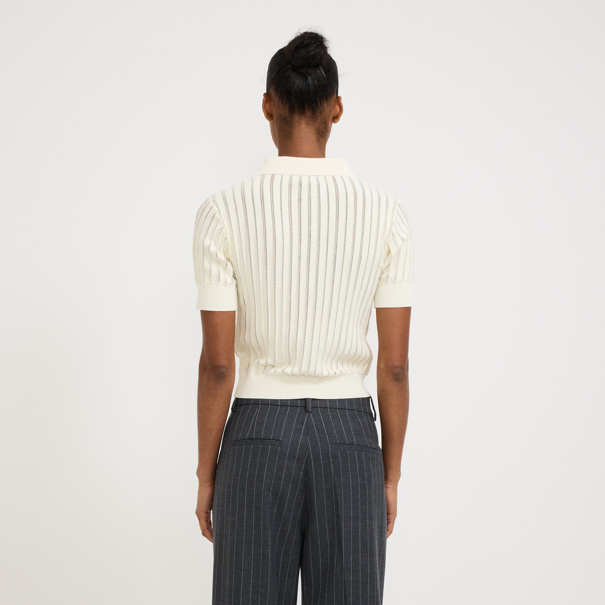 Le Mont Saint Michel | Sally Knit Polo Off White | Maplestore