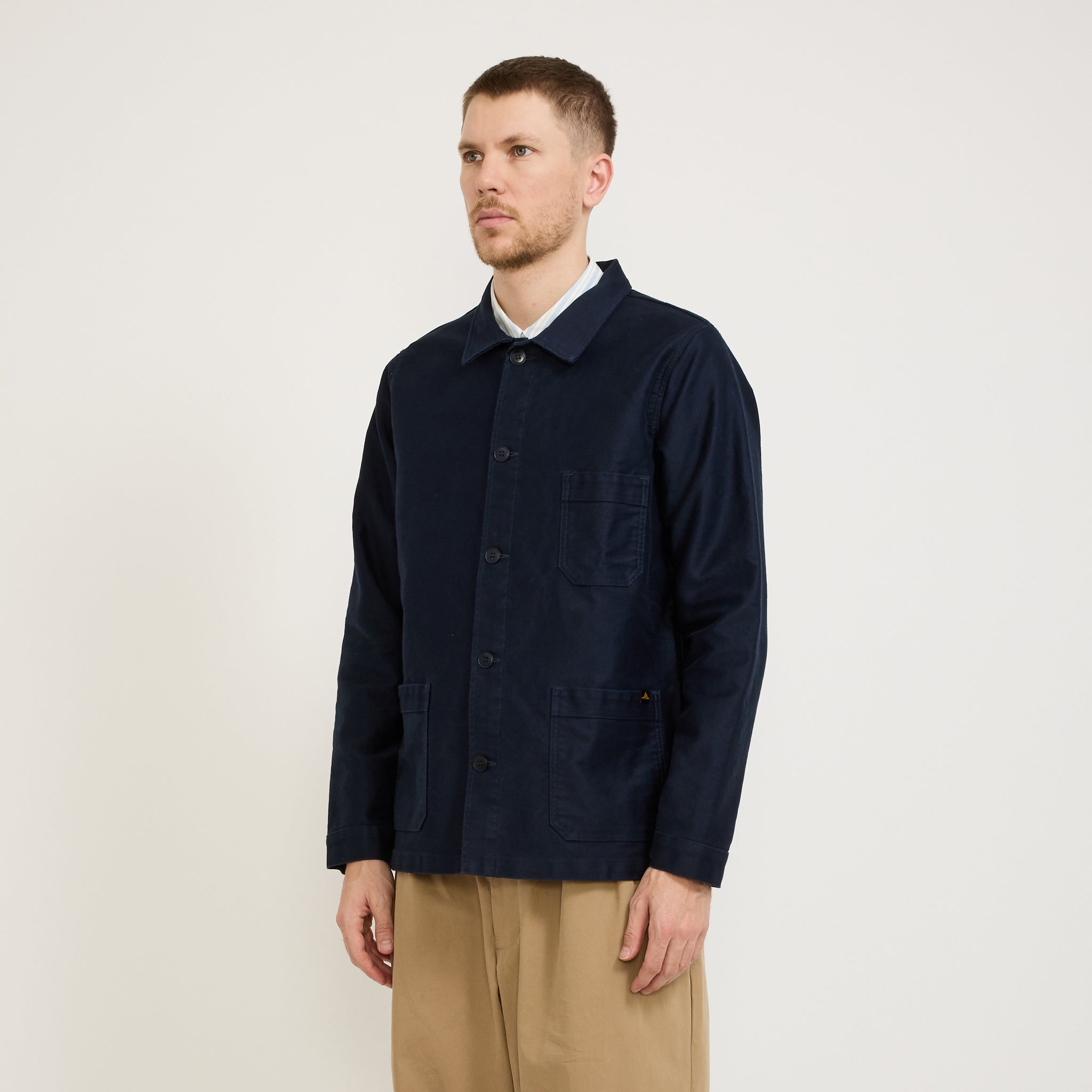 Le Mont Saint Michel | Genuine Work Jacket Navy | Maplestore