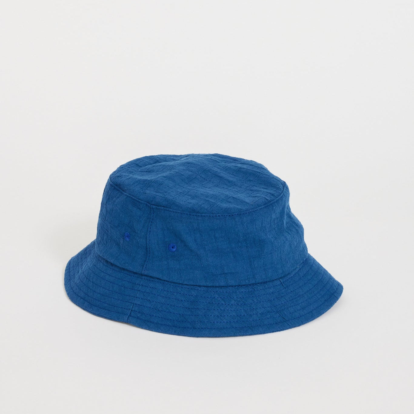 Lite Year | Japanese Cotton Dobby Bucket Hat Blue | Maplestore