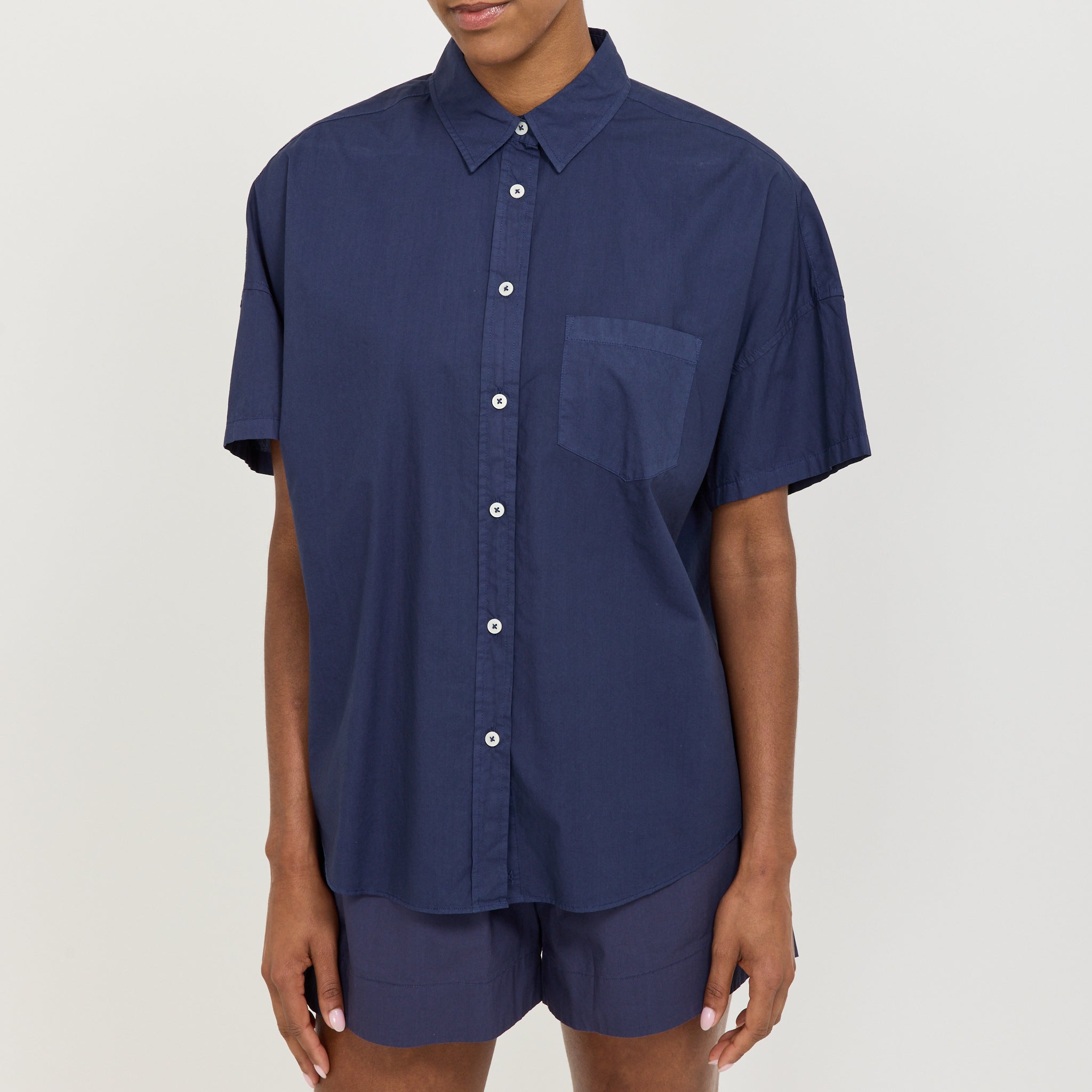 Chiara Short Sleeve Shirt Navy