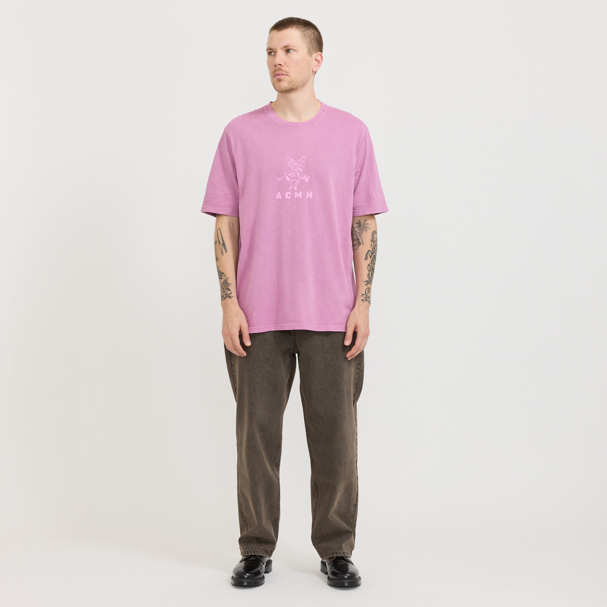 Dancers Only Tee Acid Pink