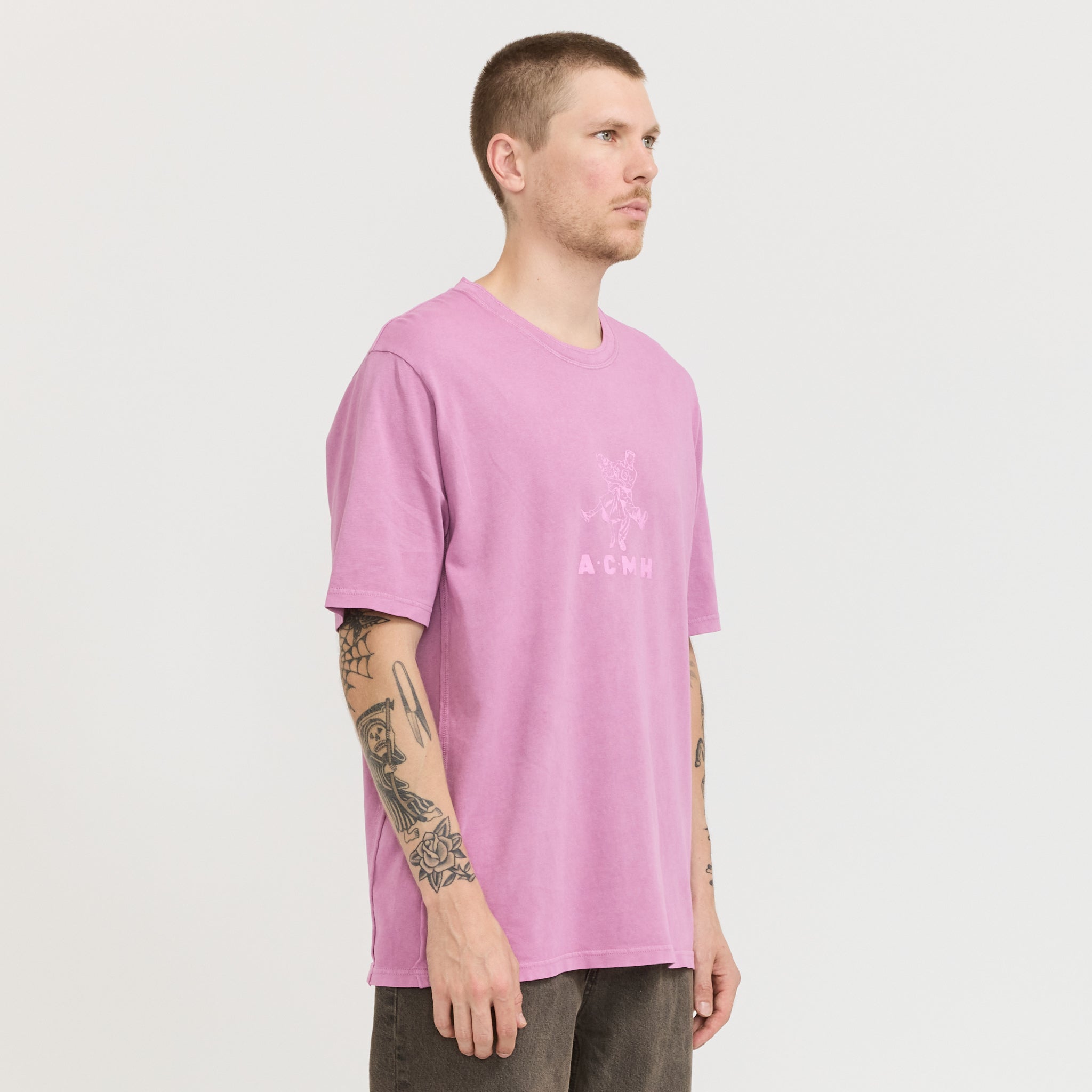 Dancers Only Tee Acid Pink