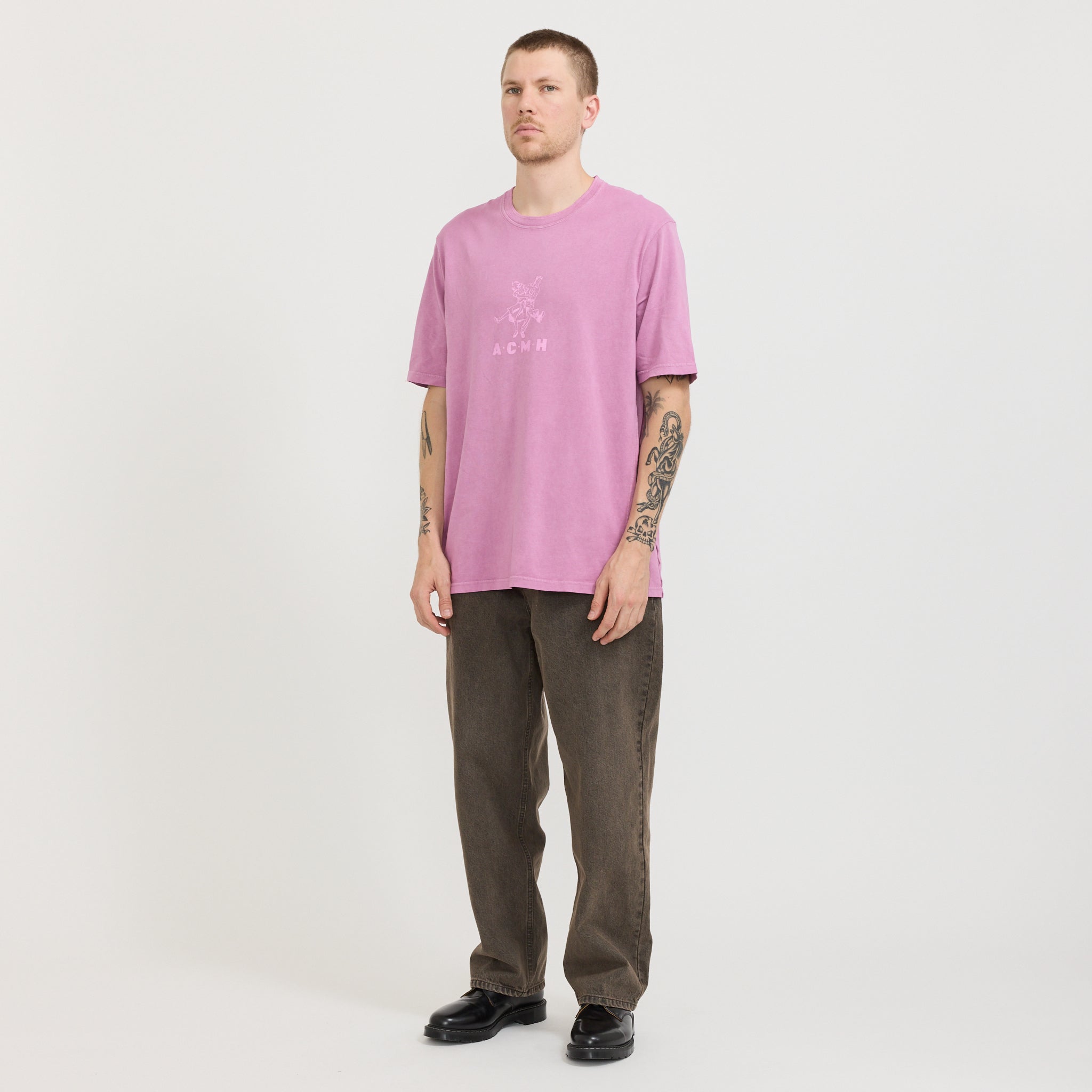Dancers Only Tee Acid Pink