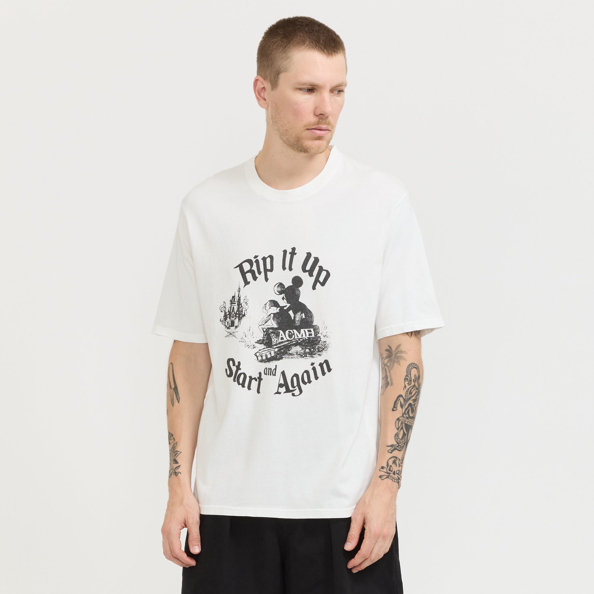 Rip It Up Tee Off White