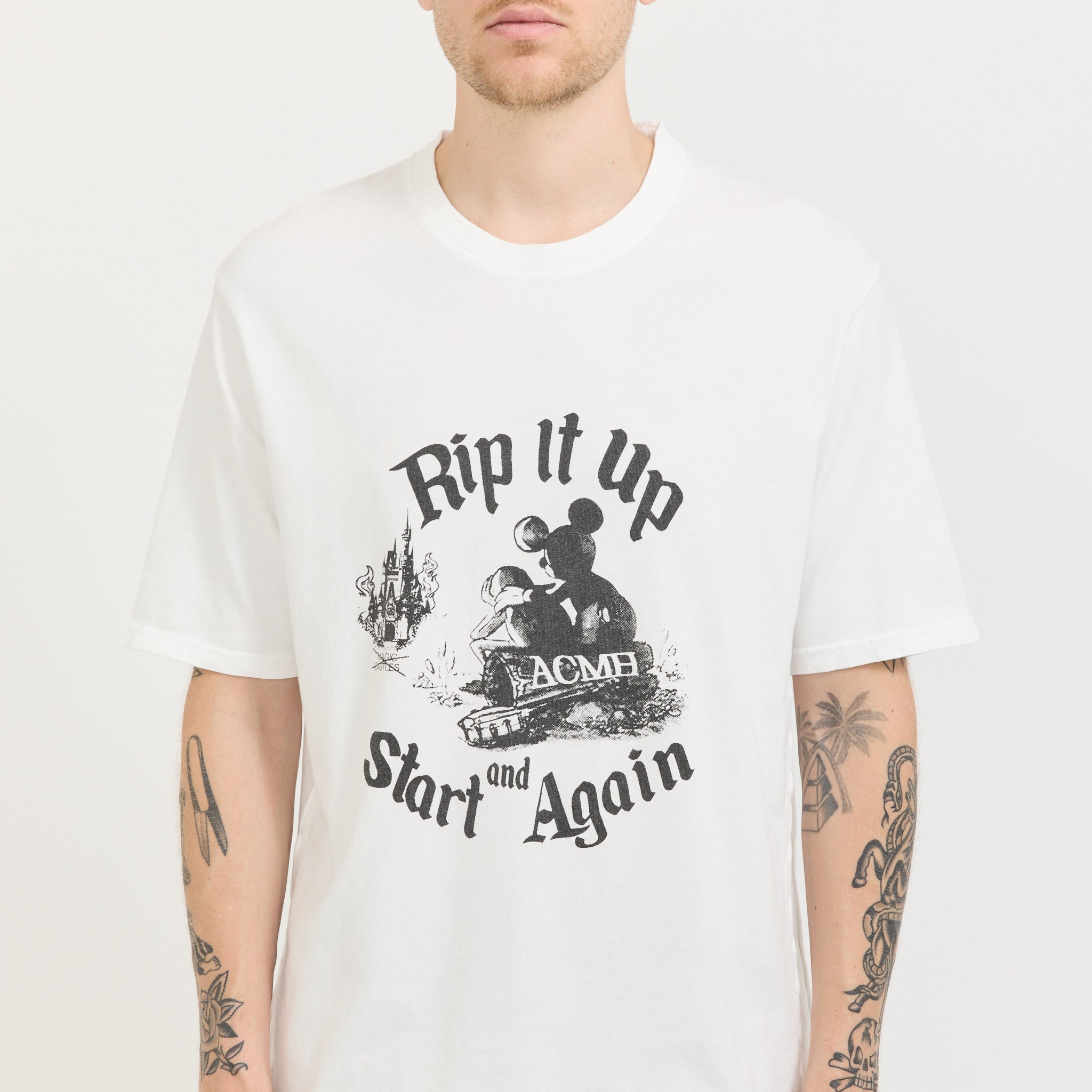 Rip It Up Tee Off White