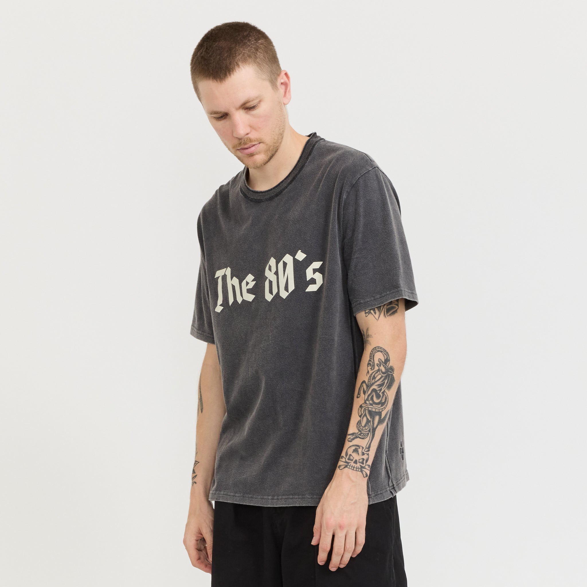 The 80s Tee Strong Vintage Black