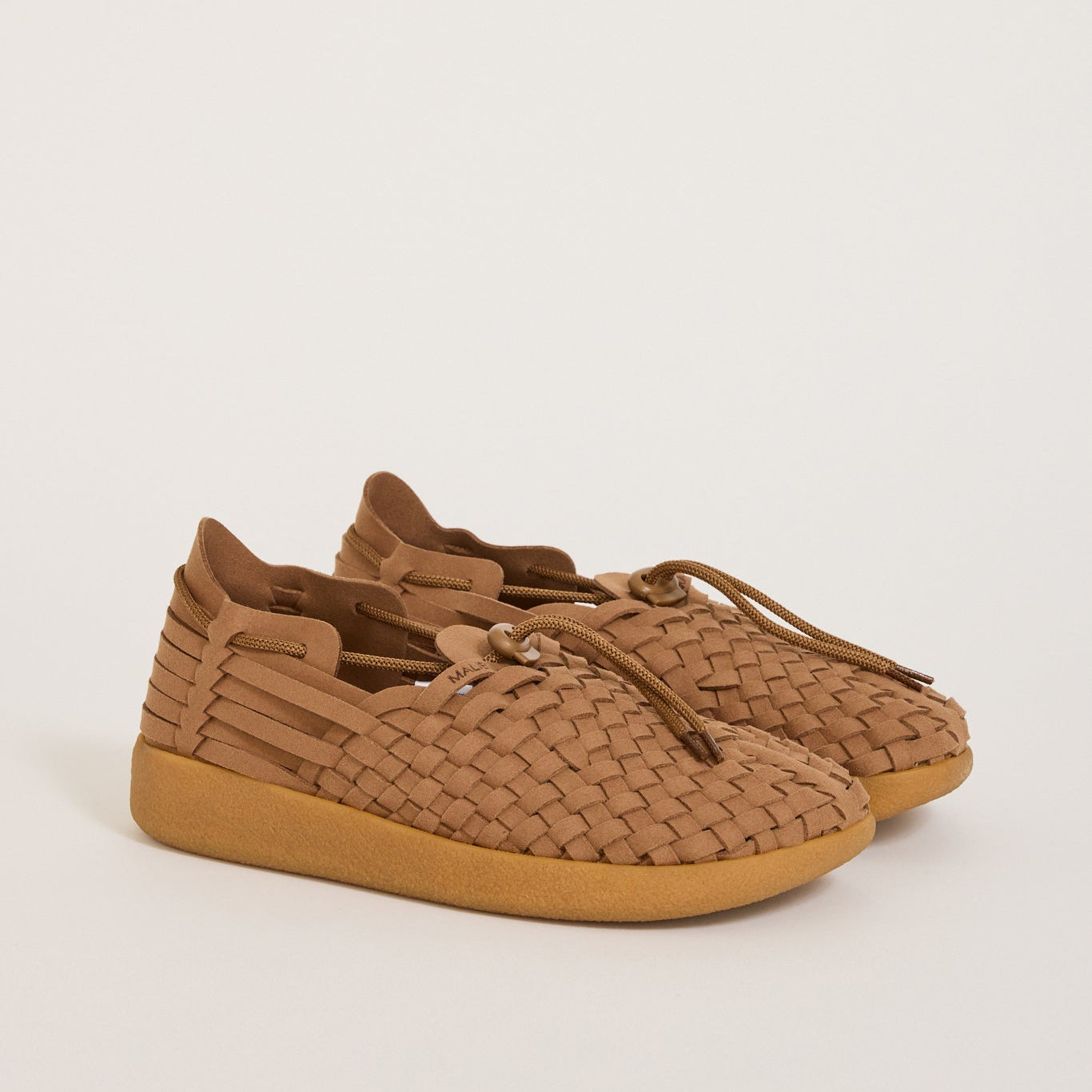 Malibu Sandals | Latigo Suede Vegan Leather Walnut/Tan | Maplestore