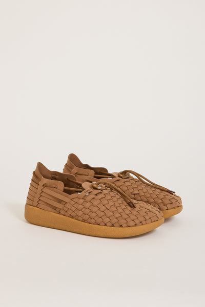 Malibu Sandals | Latigo Suede Vegan Leather Walnut/Tan | Maplestore
