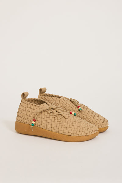 Malibu Sandals | Matador Chukka Low Suede Vegan Leather Beige/Tan | Maplestore