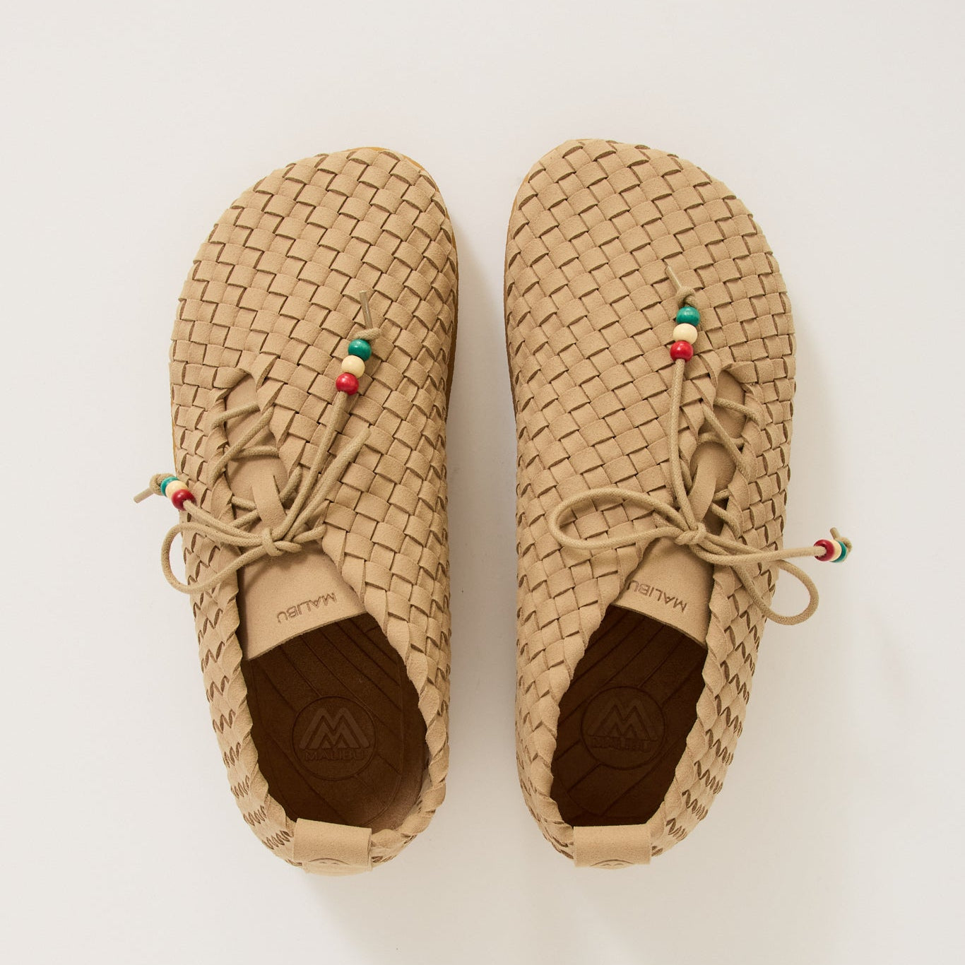 Malibu Sandals | Matador Chukka Low Suede Vegan Leather Beige/Tan | Maplestore