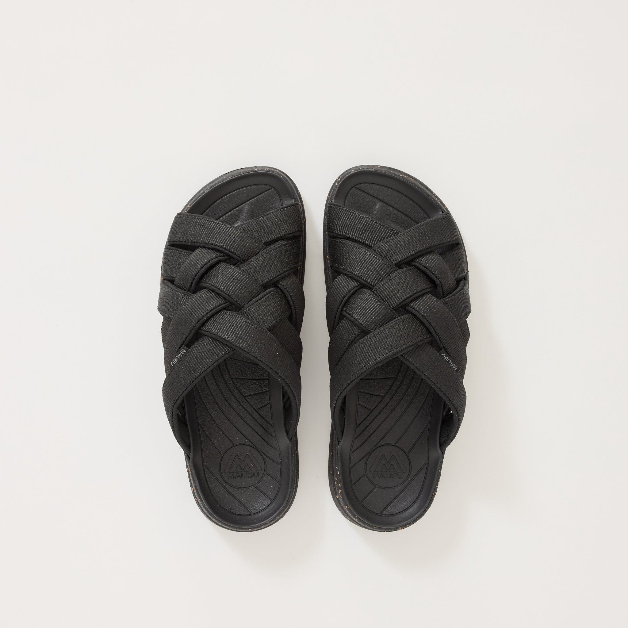 Malibu Sandals | Zuma LX Recycled Polyester/Spandex Black | Maplestore