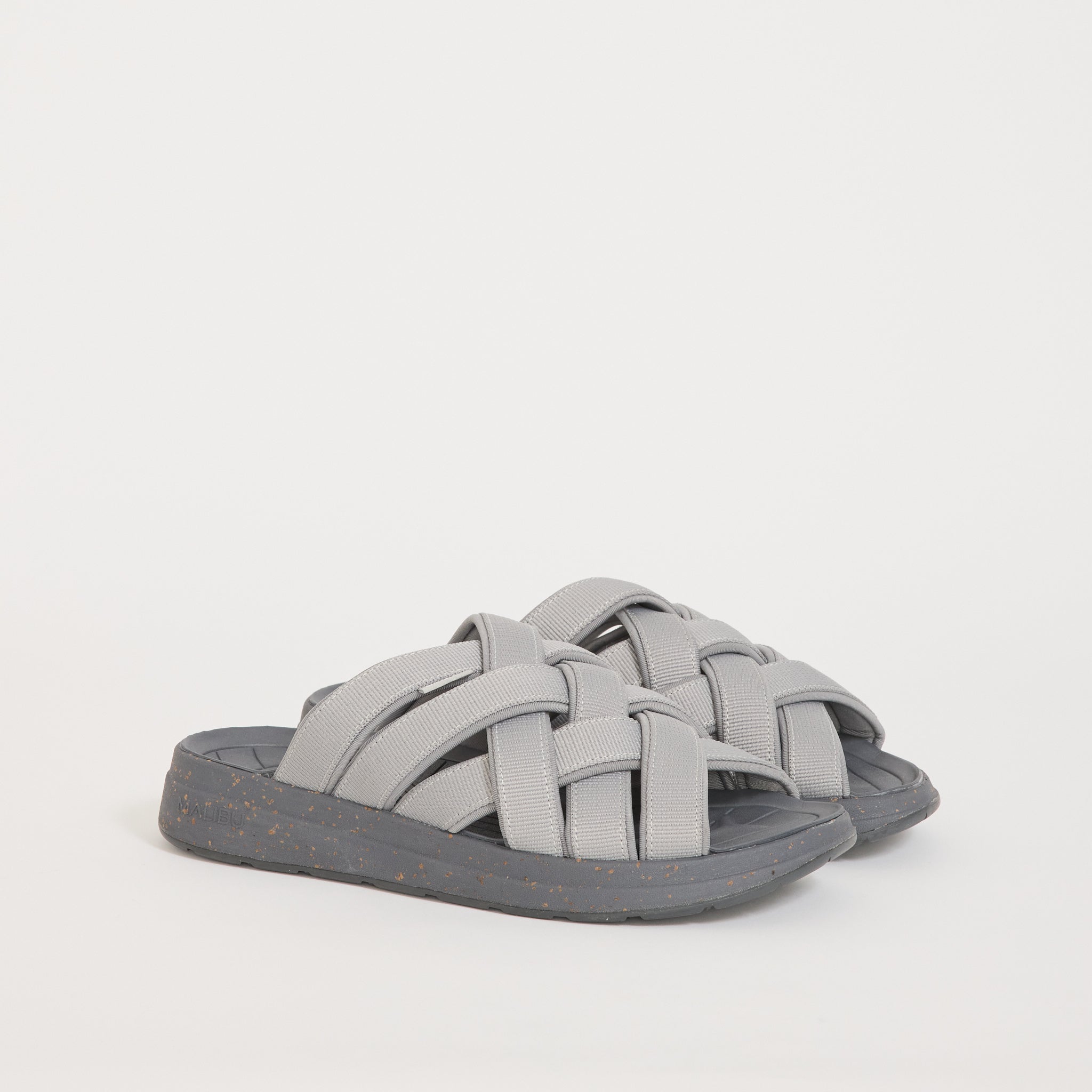 Malibu Sandals | Zuma LX Recycled Polyester/Spandex Grey | Maplestore