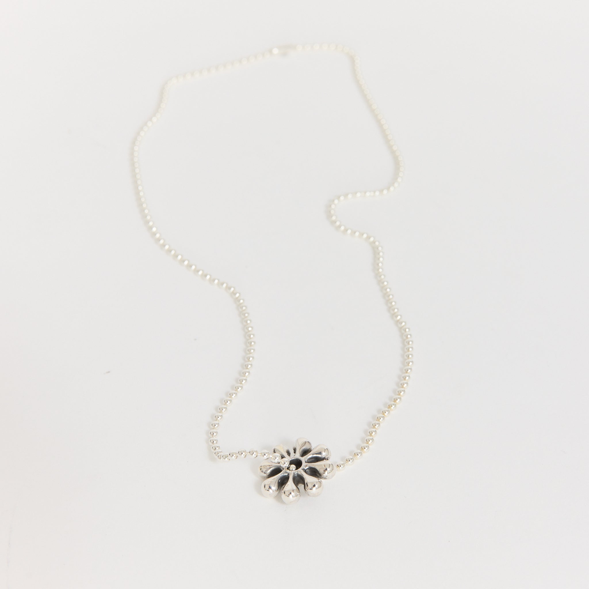 Orbit Pendant + Chain Silver