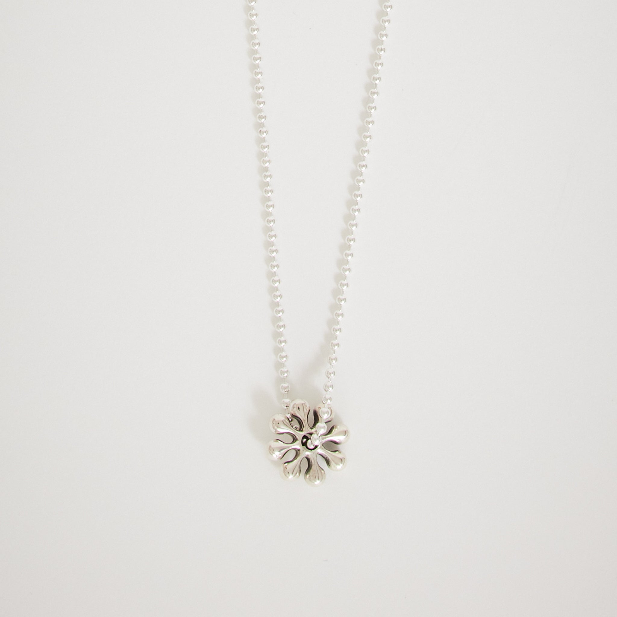 Orbit Pendant + Chain Silver