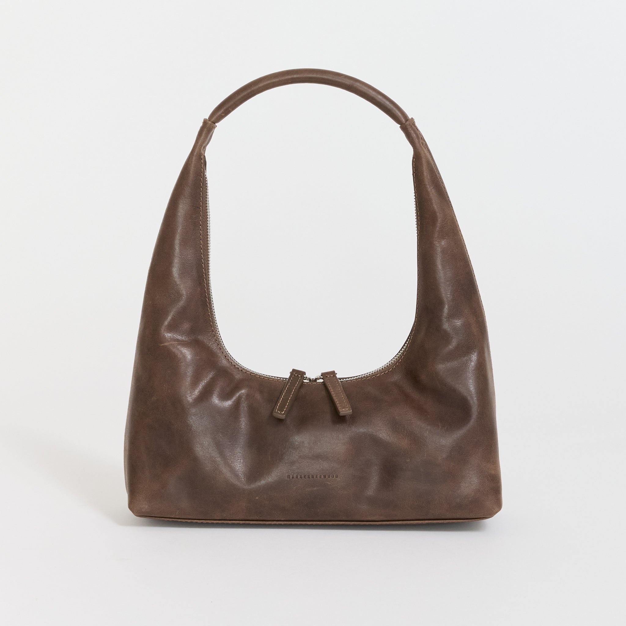 Hobo Shoulder Washed Brown Pull-Up