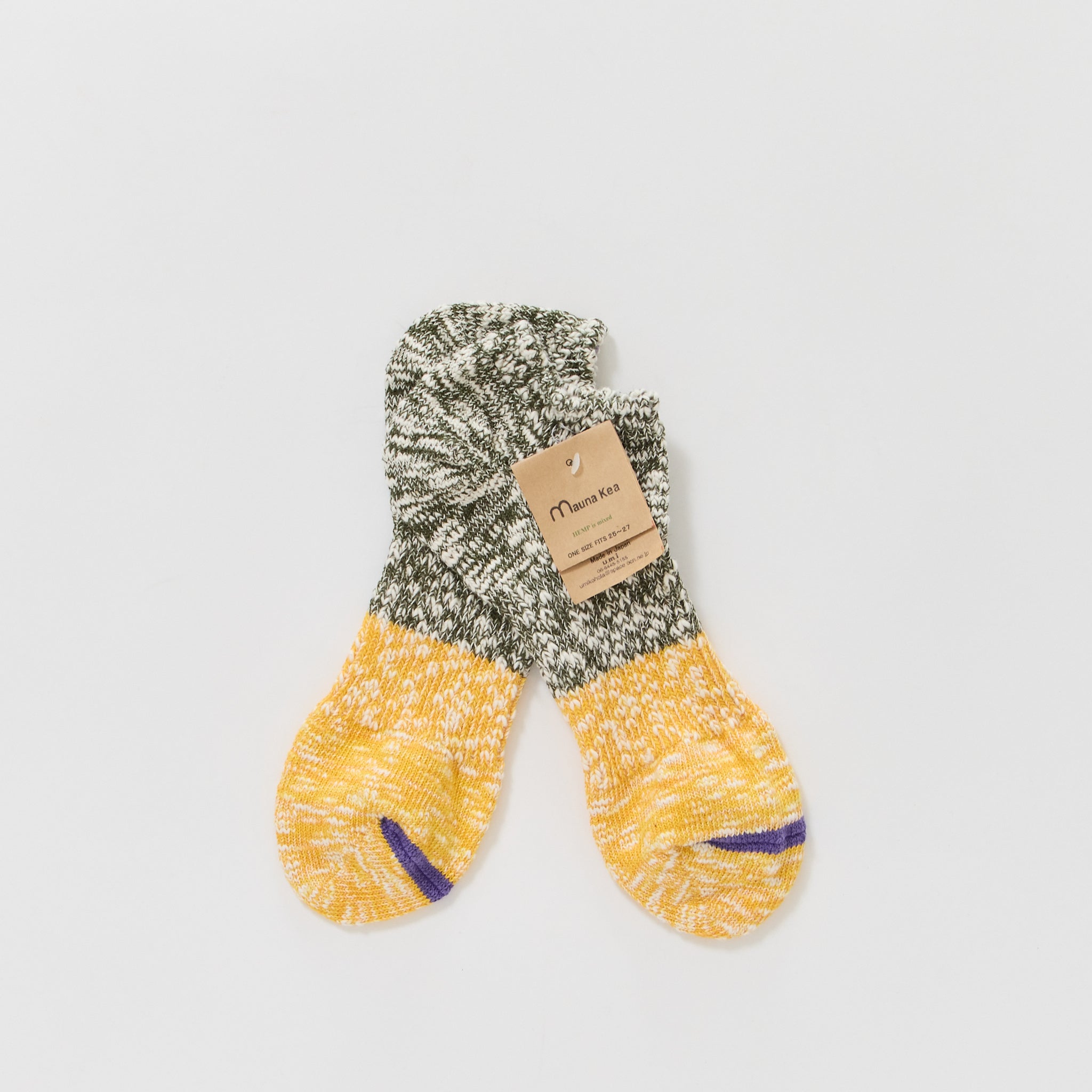 Mauna Kea | Switching Sneaker Sock Yellow | Maplestore