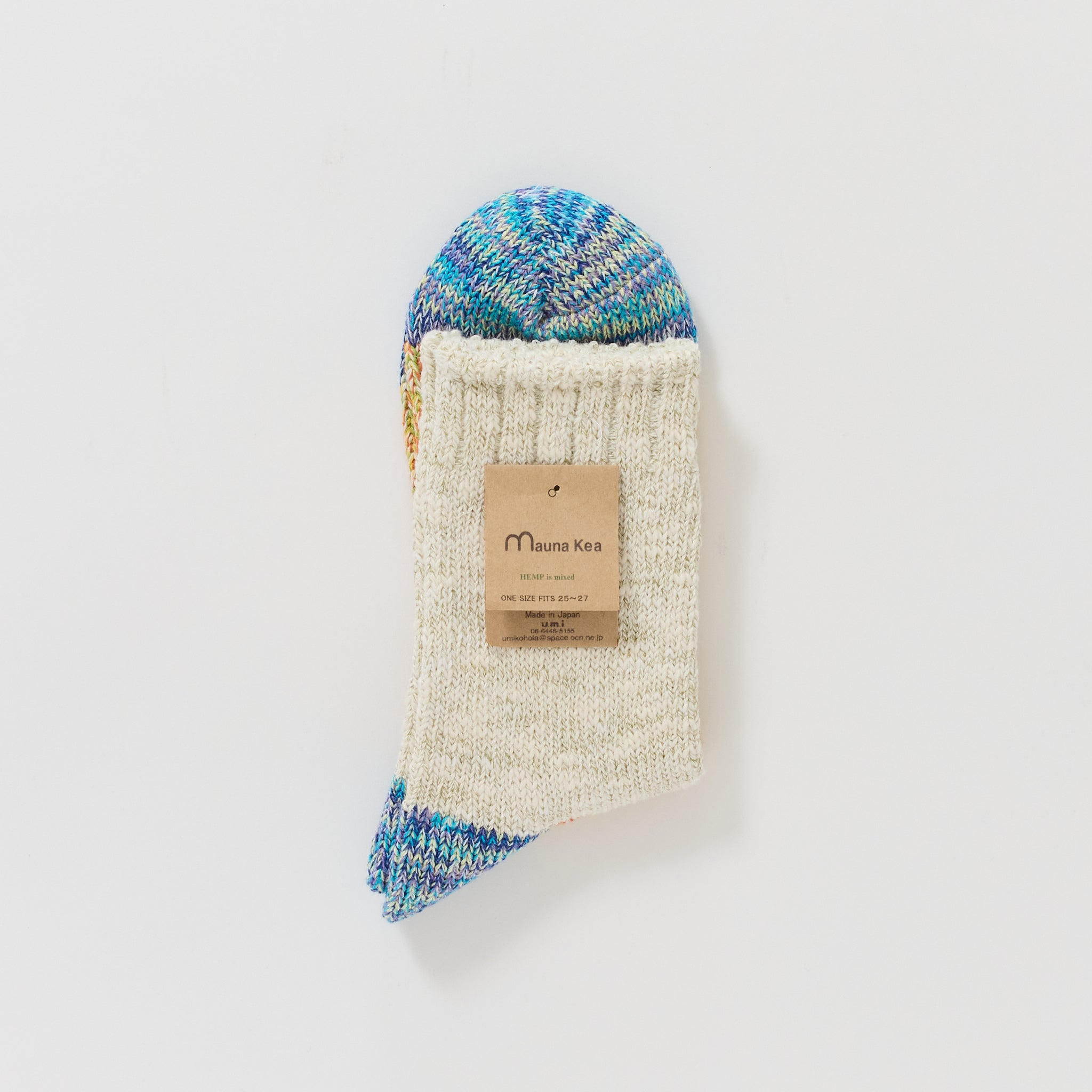 Mauna Kea | Slub Nep Switching Sock Purple | Maplestore