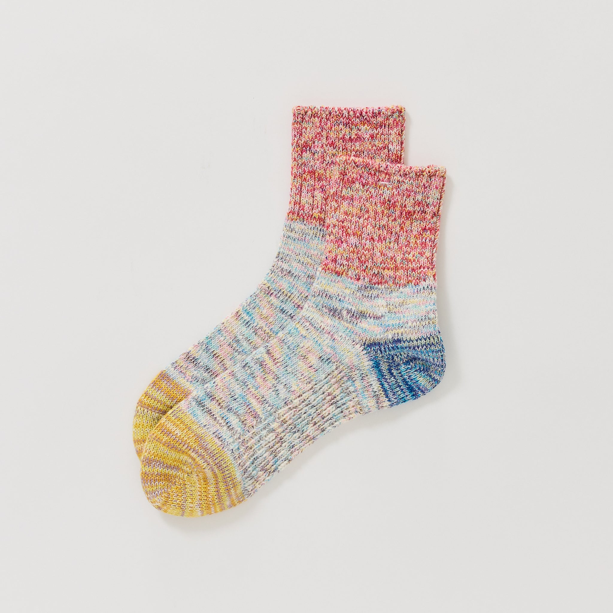 Twister 3-Sided Switching Sock Red