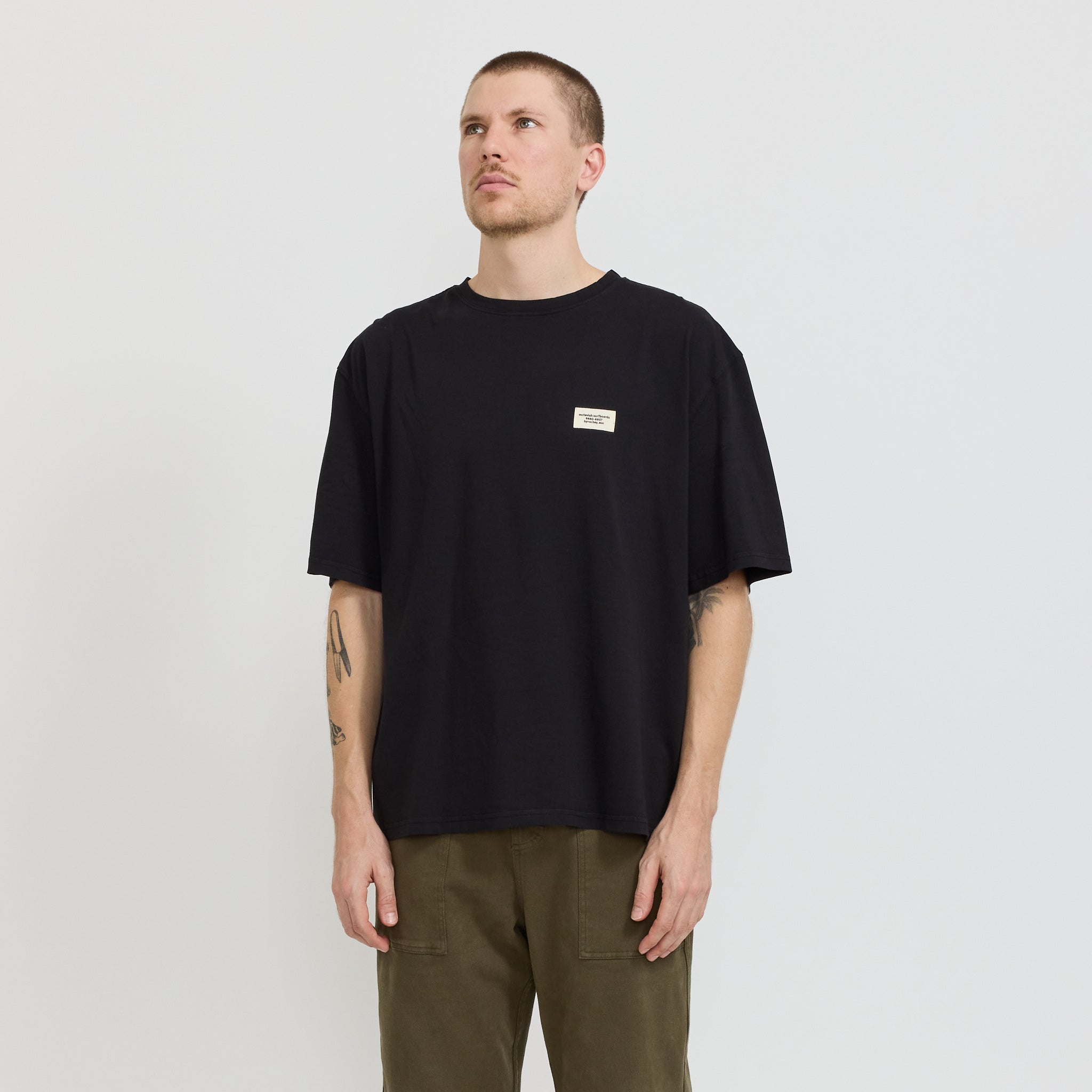 Boxy Hotline Tee Black