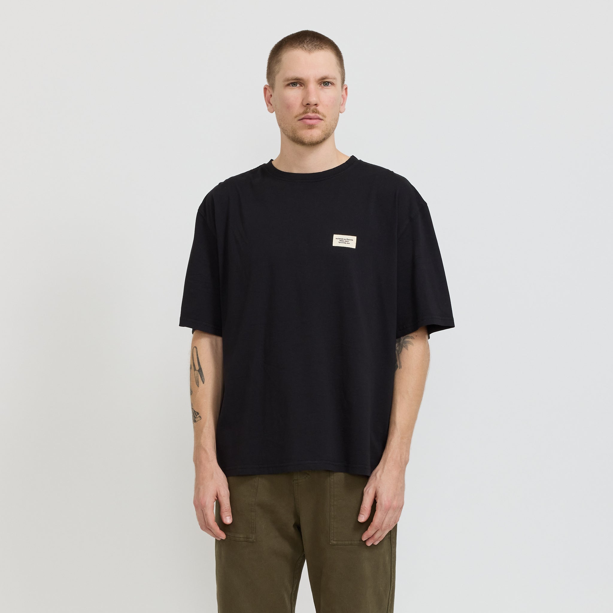 Boxy Hotline Tee Black