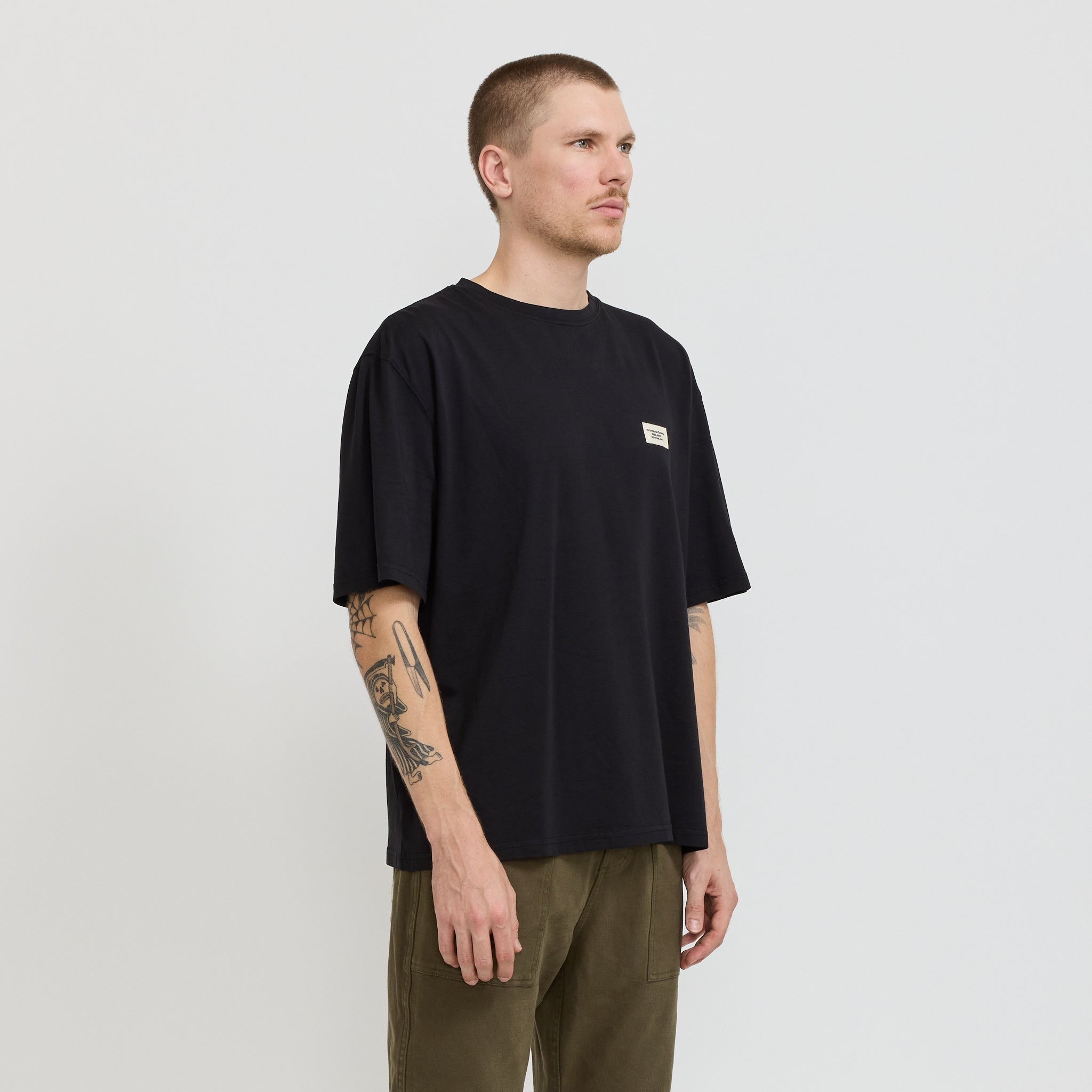 Boxy Hotline Tee Black