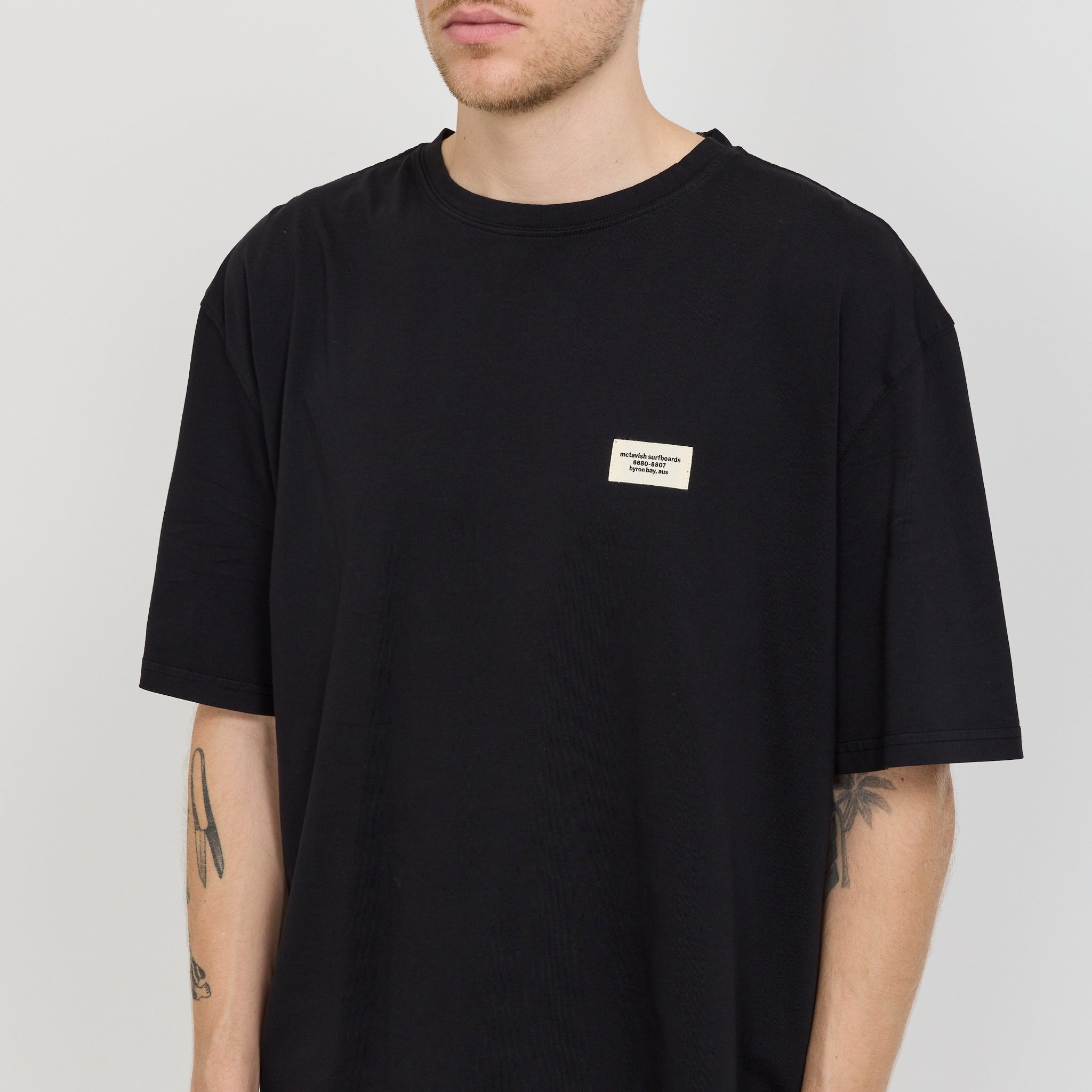 Boxy Hotline Tee Black