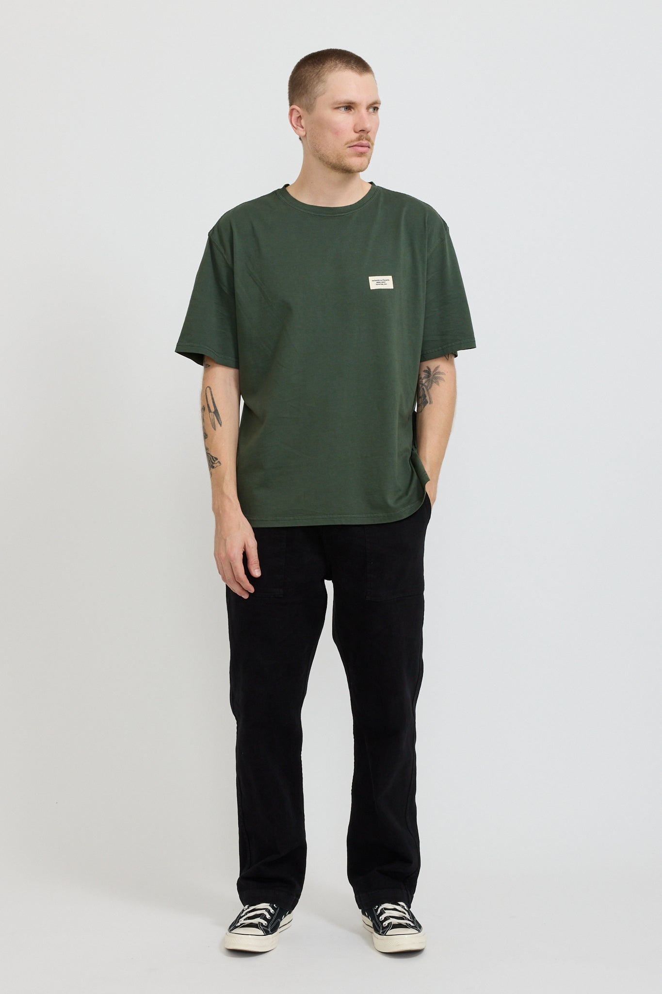 Boxy Hotline Tee Green