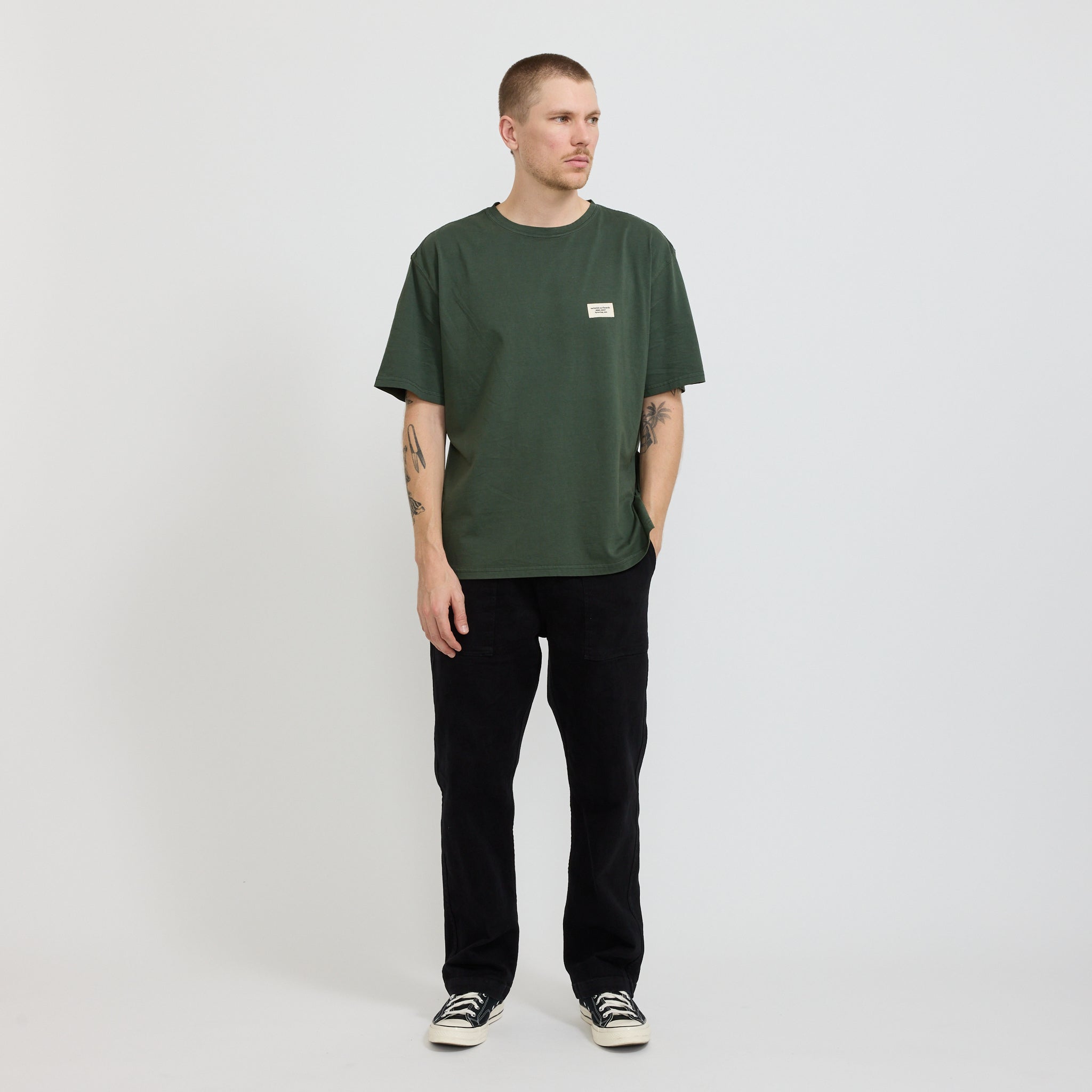 Boxy Hotline Tee Green