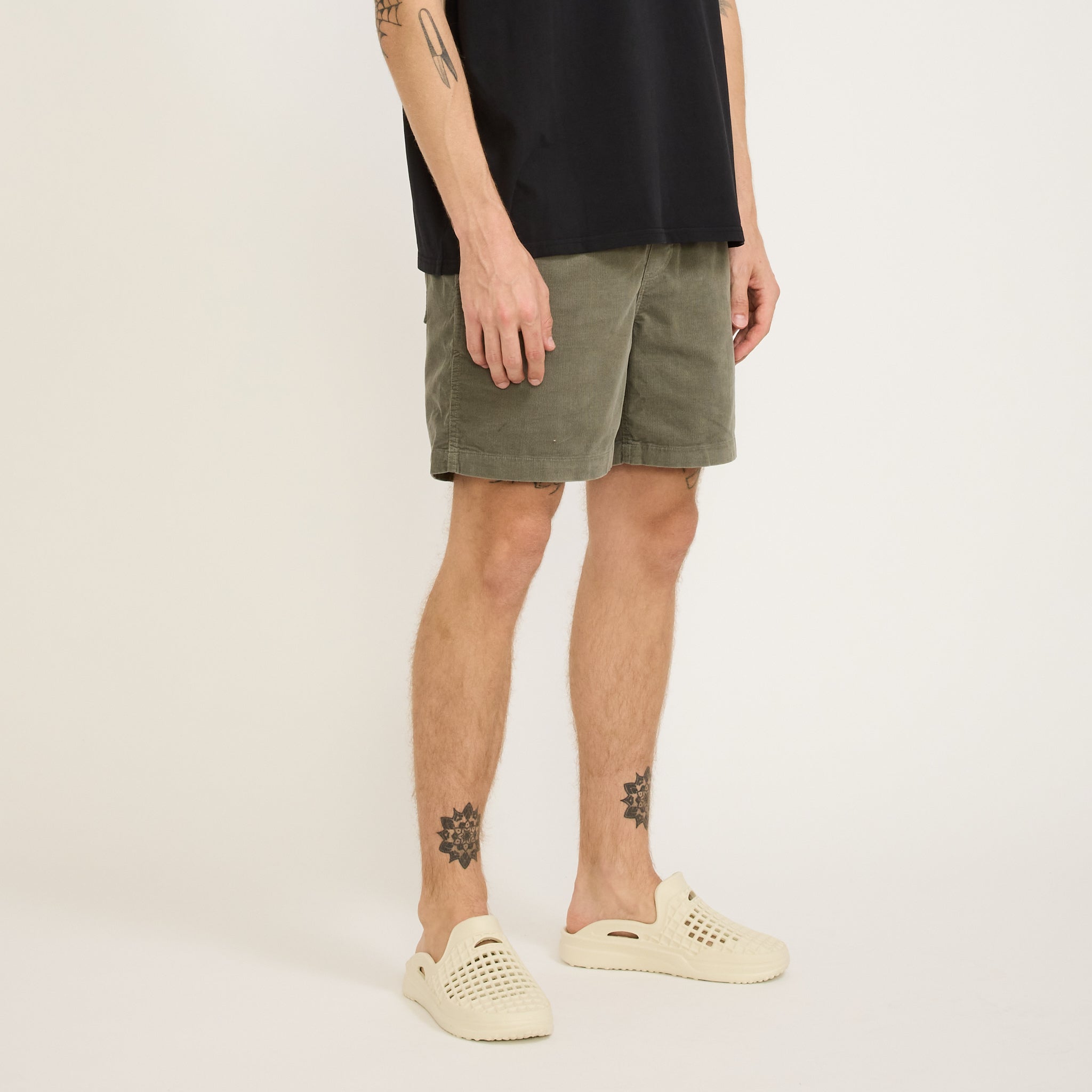 McTavish | Cord Shorts Grey | Maplestore