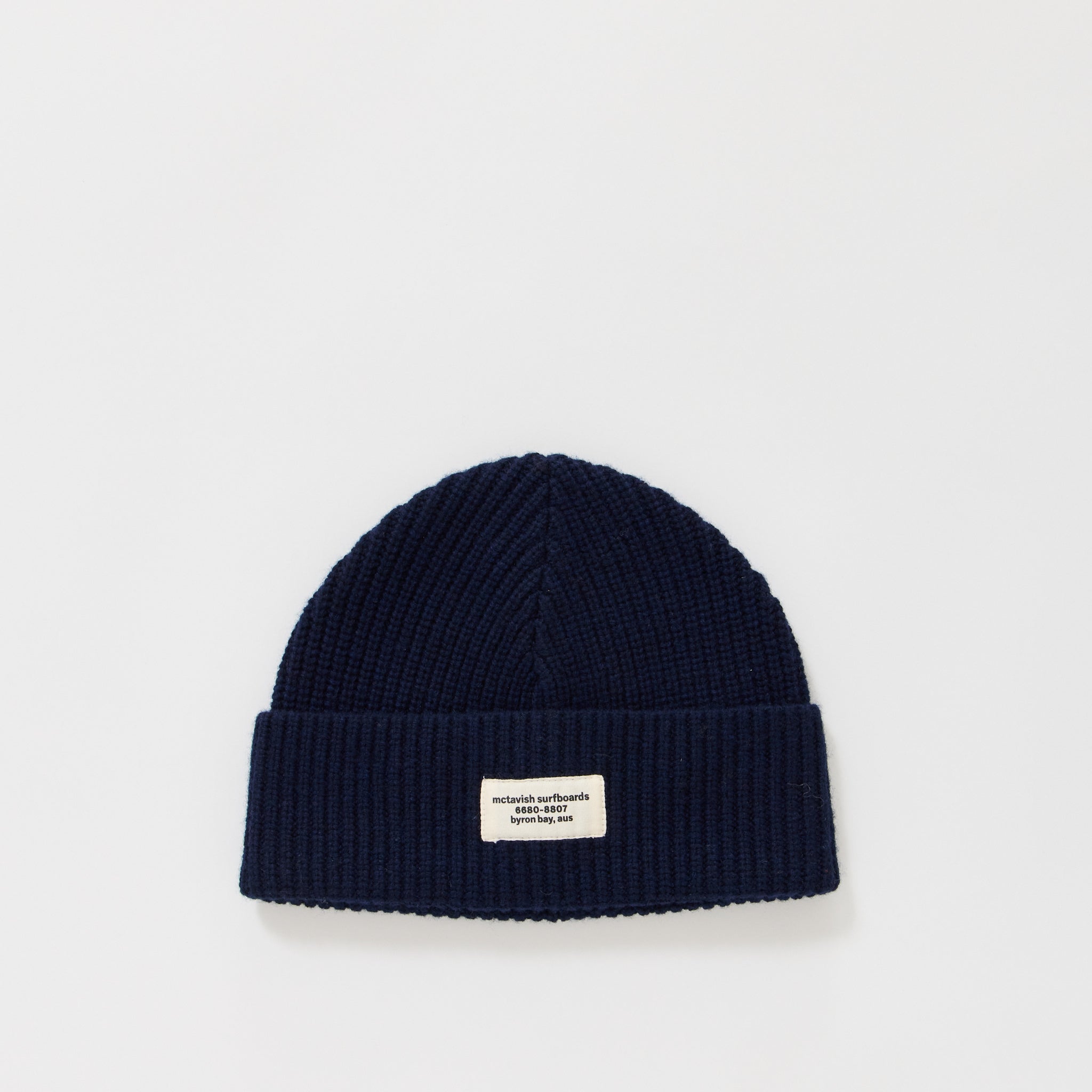 McTavish | Fisherman Beanie Dark Blue | Maplestore