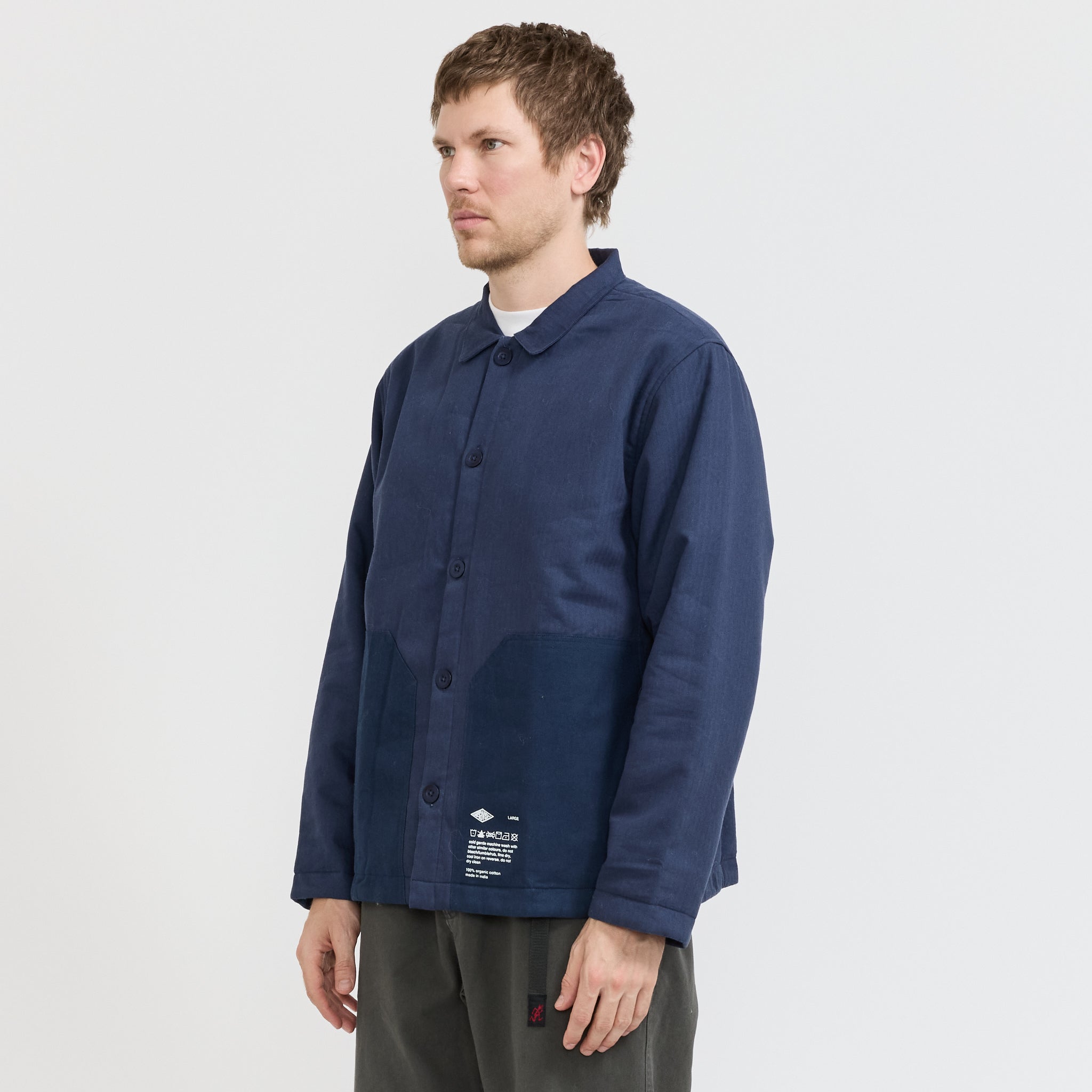 McTavish | Quilted Worker Jacket Blue | Maplestore