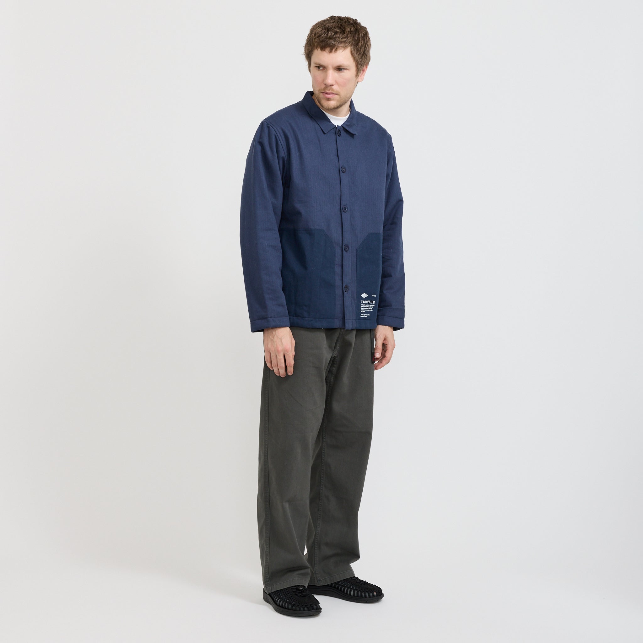 McTavish | Quilted Worker Jacket Blue | Maplestore