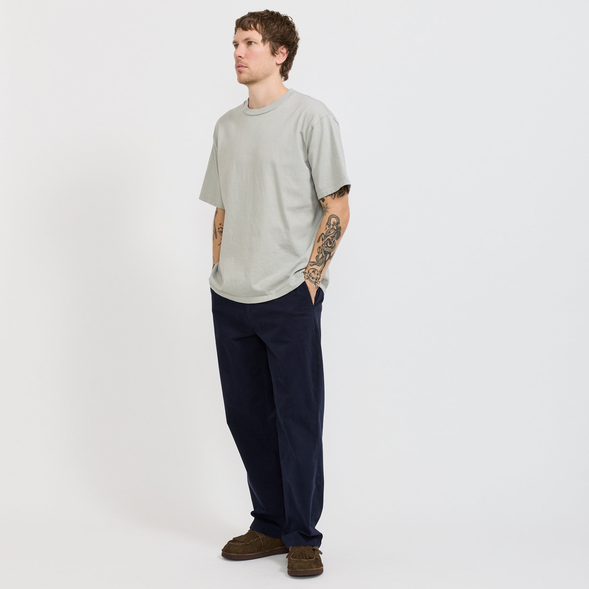 Stretch Chinos Dark Blue