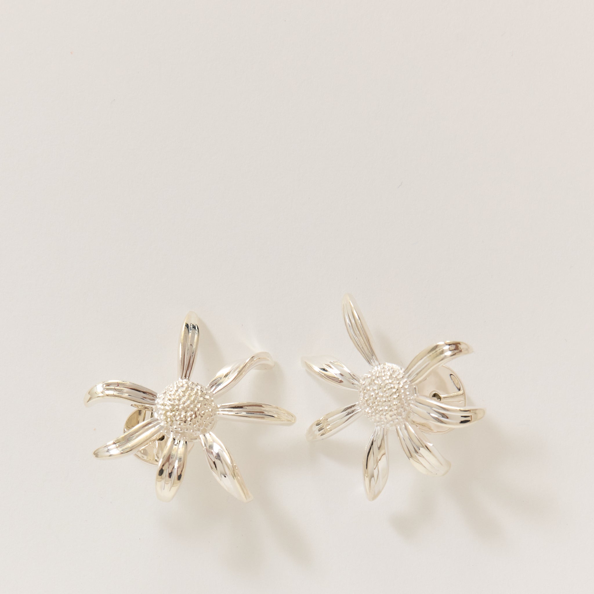 Meadowlark | Daisy Earrings Large Sterling Silver | Maplestore
