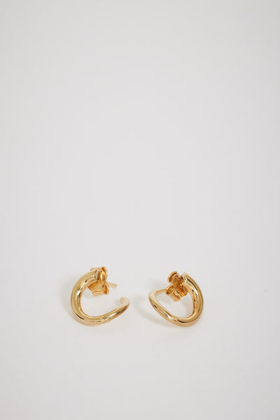 Meadowlark | Wave Earrings Small Gold Plated | Maplestore