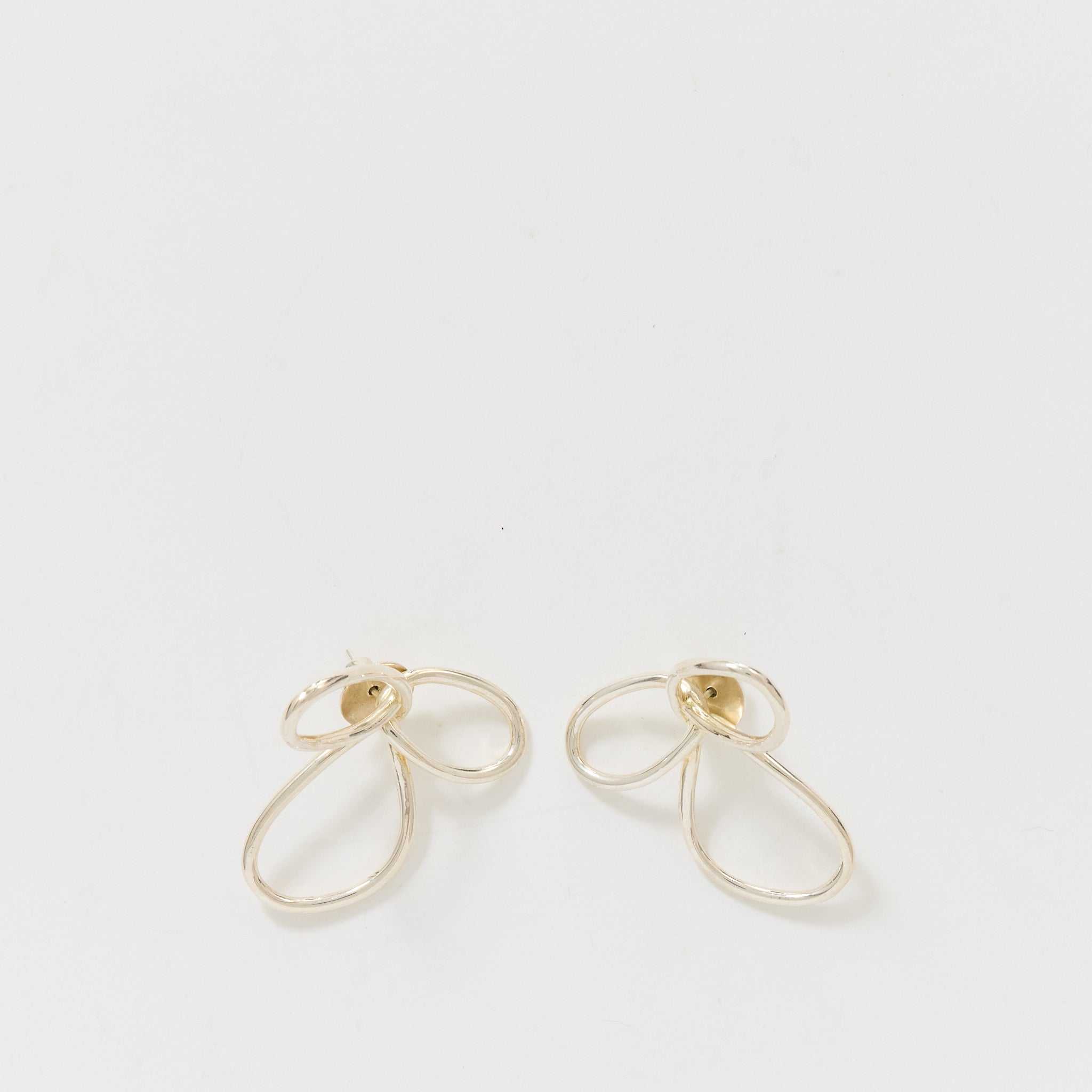 Meadowlark | Flower Earrings Oversized Sterling Silver | Maplestore