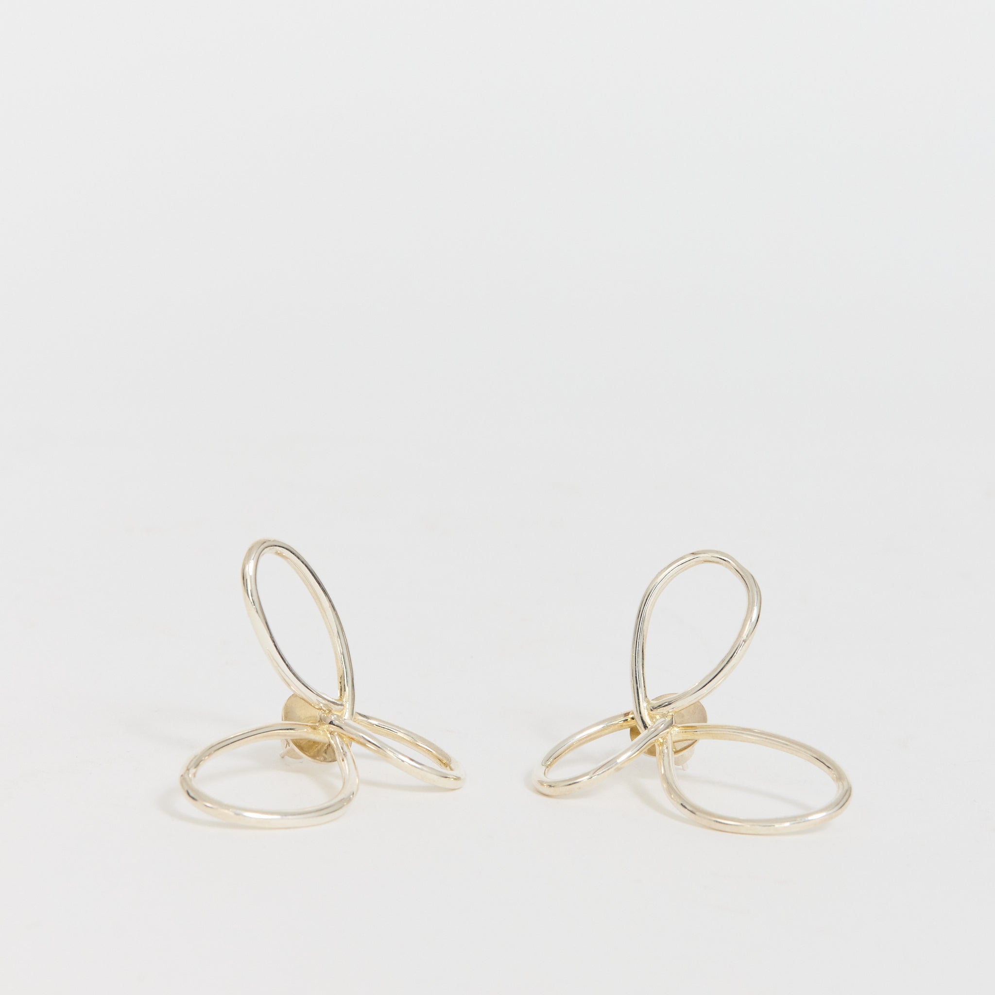 Meadowlark | Flower Earrings Oversized Sterling Silver | Maplestore