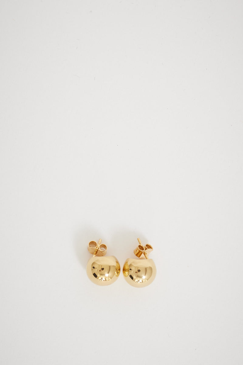 Gold new deals petite orb earrings