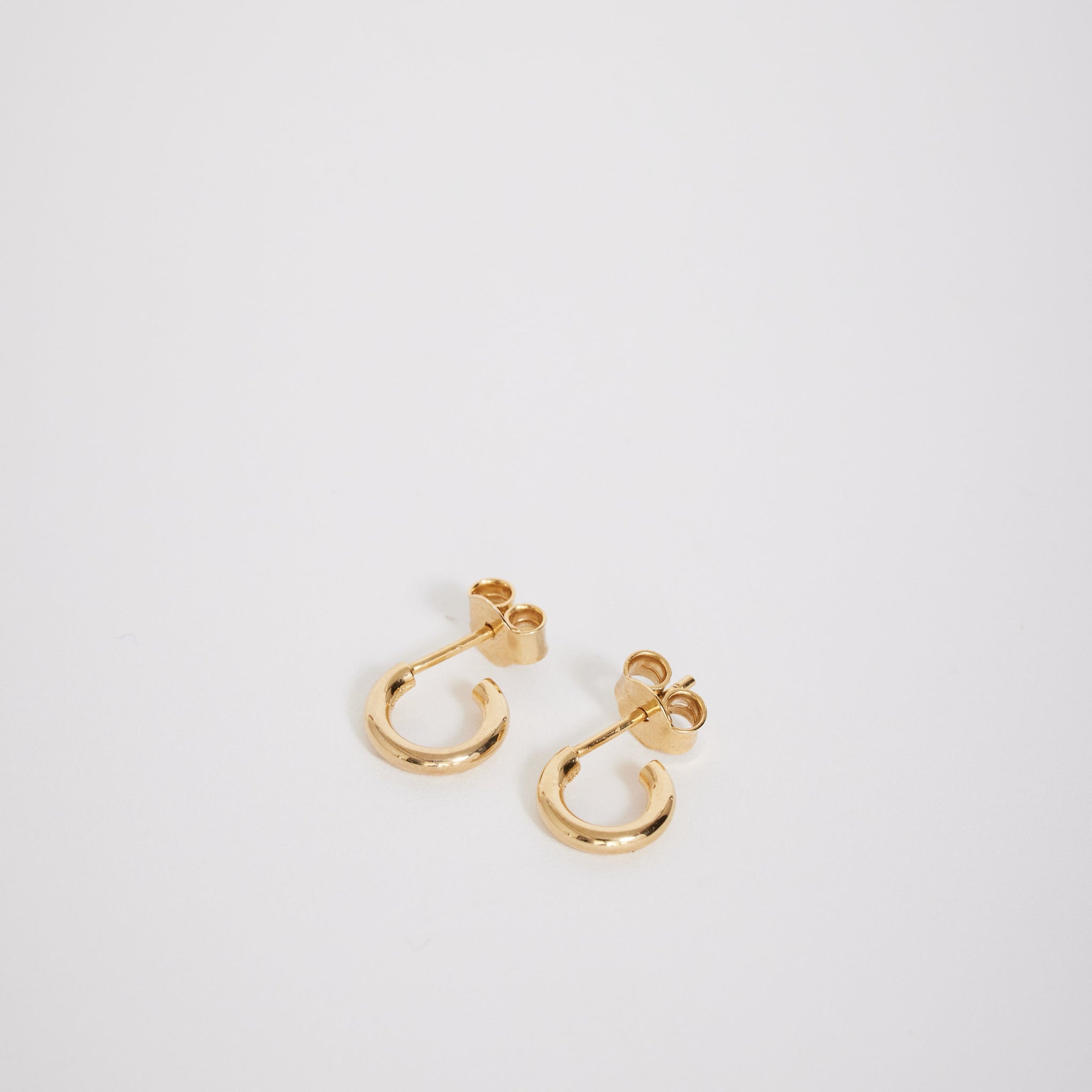 Taboo Hoop Earrings Small Gold Plated