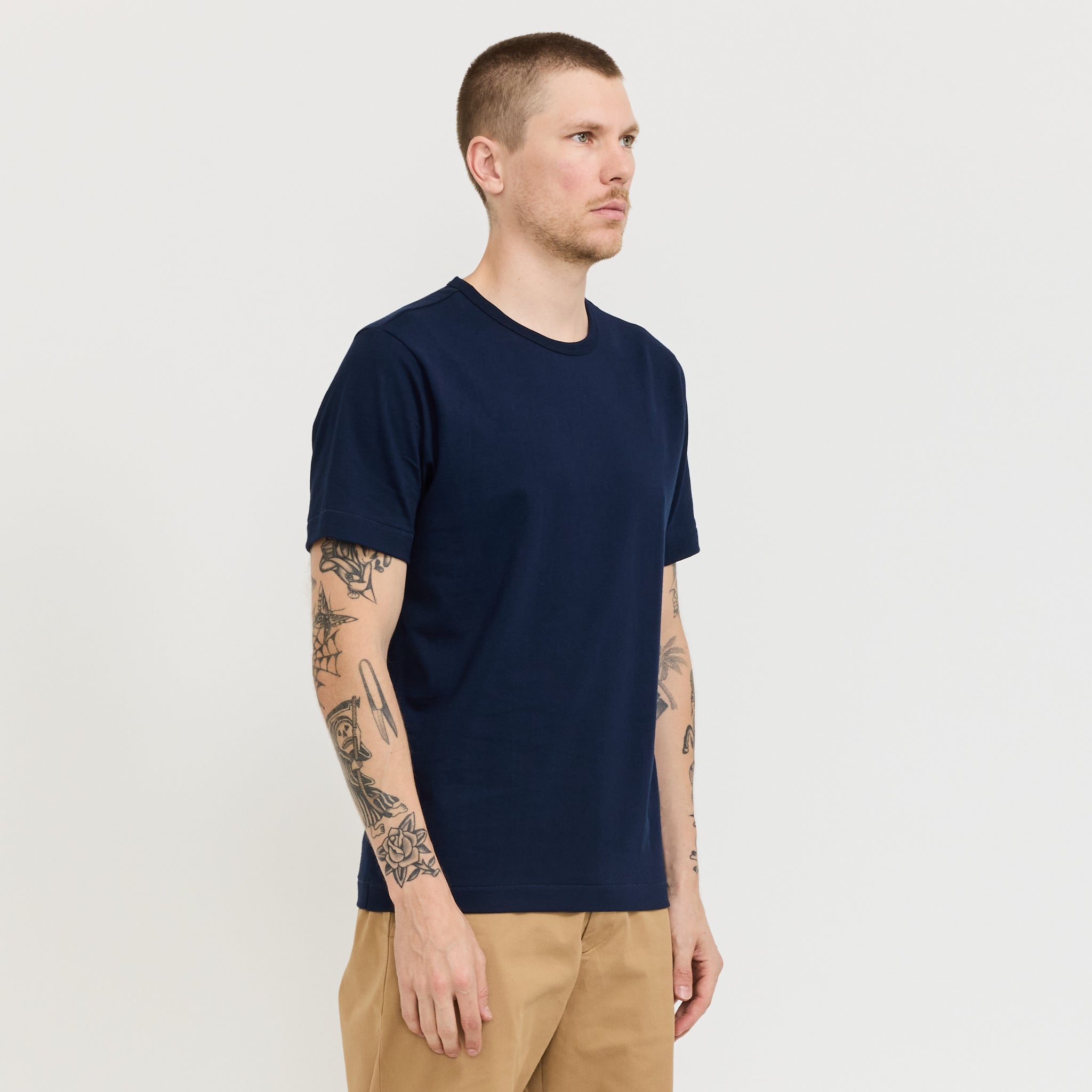 2M15 Vintage Machine Refined Classic Fit T-Shirt Ink Blue