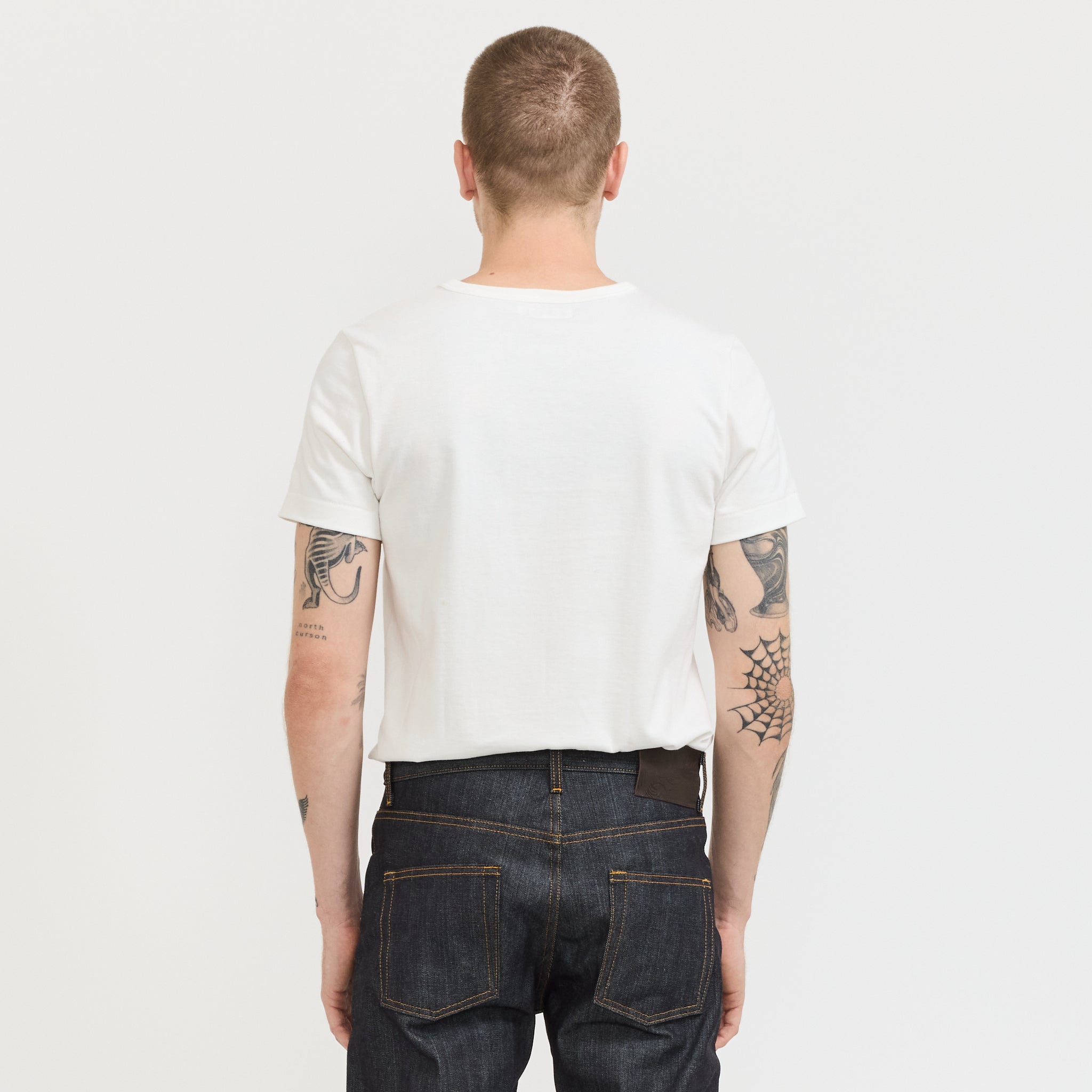 215 Loopwheeled Classic Fit T-Shirt White