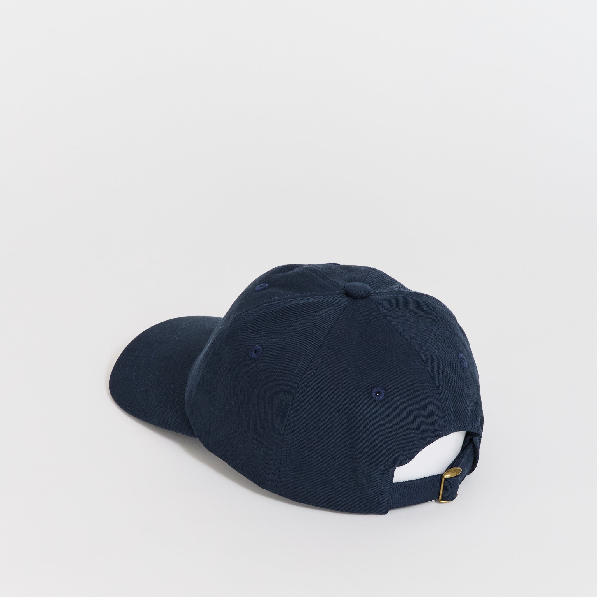 Swan Logo Cotton Twill Cap Night Blue/Nut