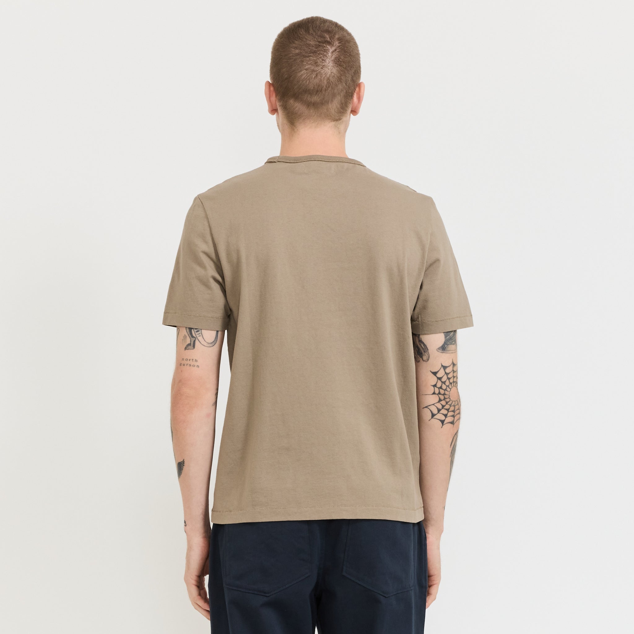 Classic Cotton Jersey T-Shirt Faded Grain