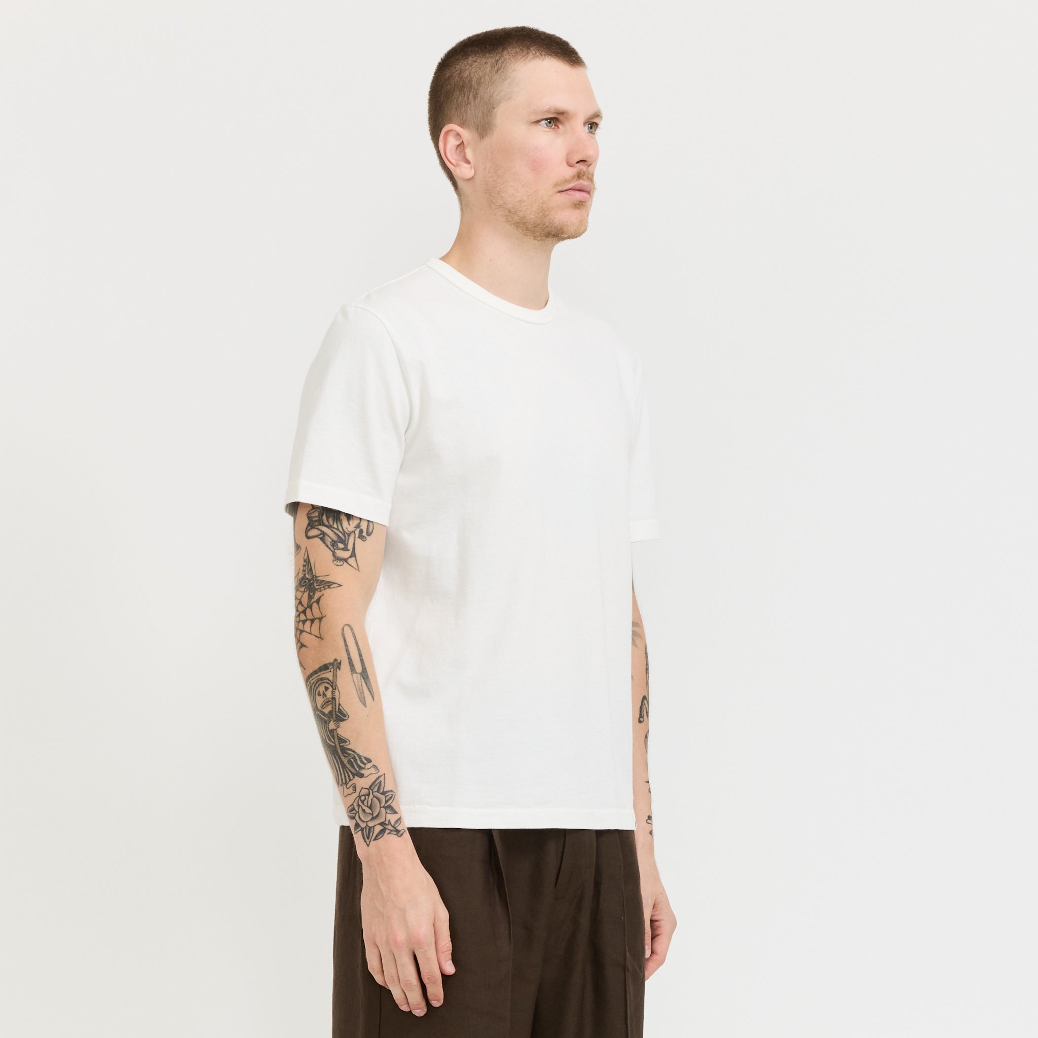 Classic Cotton Jersey T-Shirt White