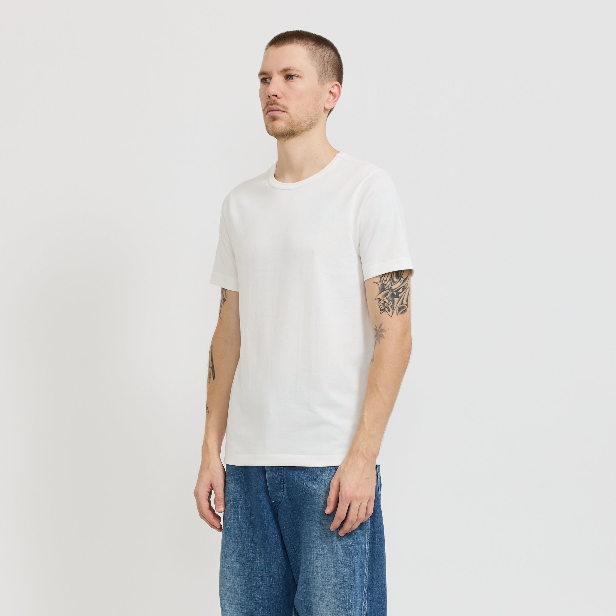 215 Loopwheeled Classic Fit T-Shirt Deep Black